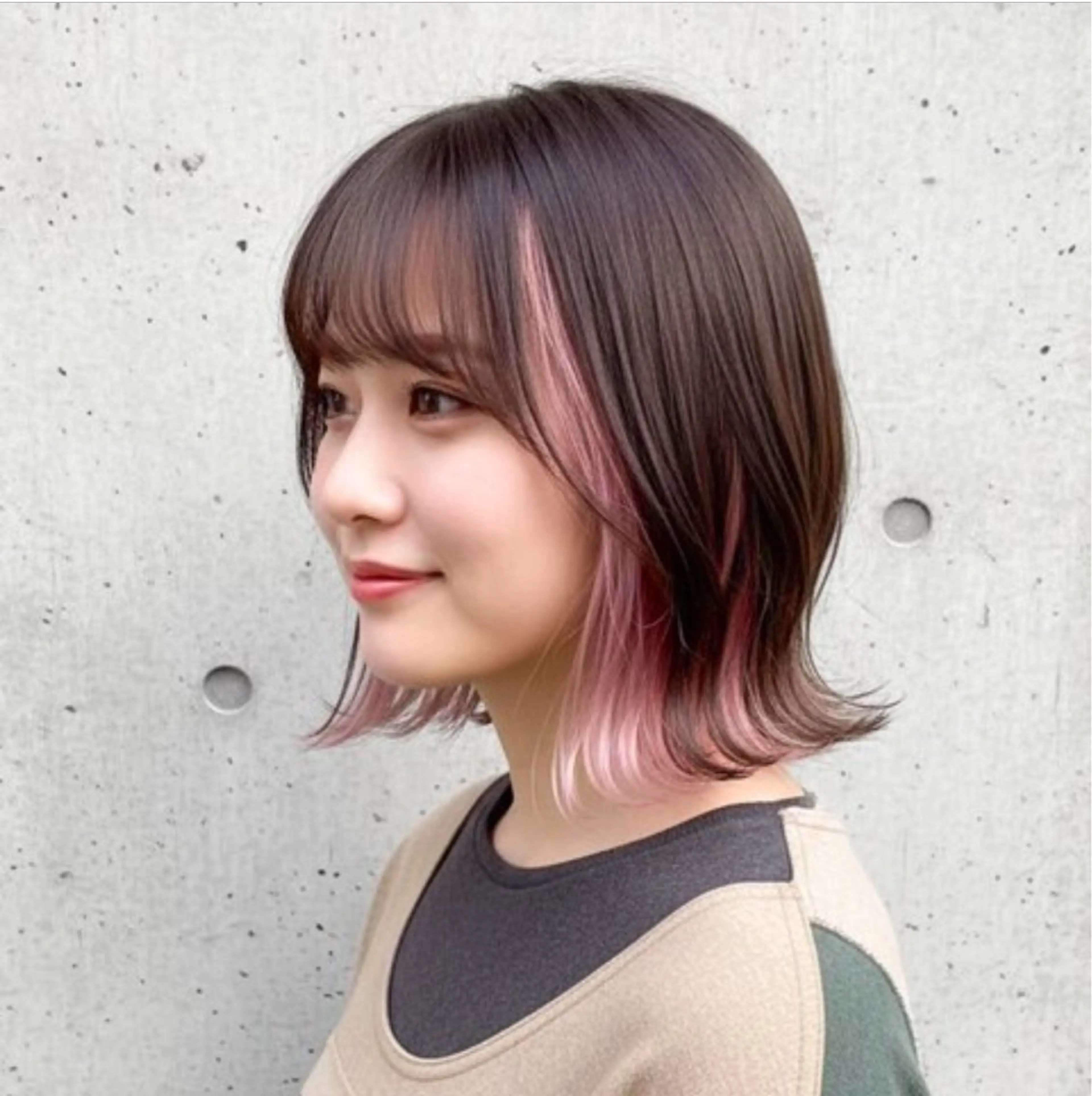 ミディアム カラー 町田美容師 mei 🍒 ✨のヘアスタイル