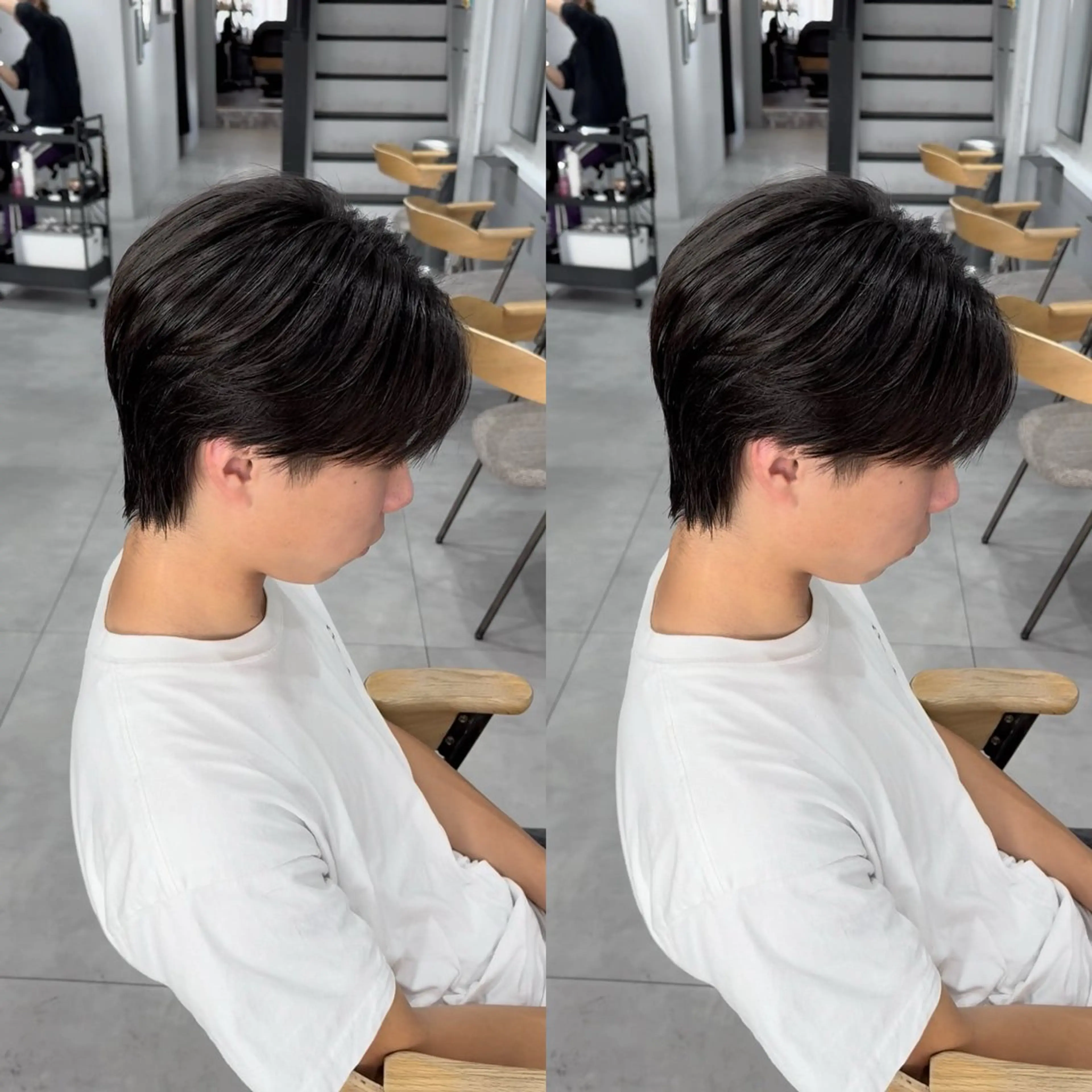 パーマ メンズ センターパート /植田のヘアスタイル