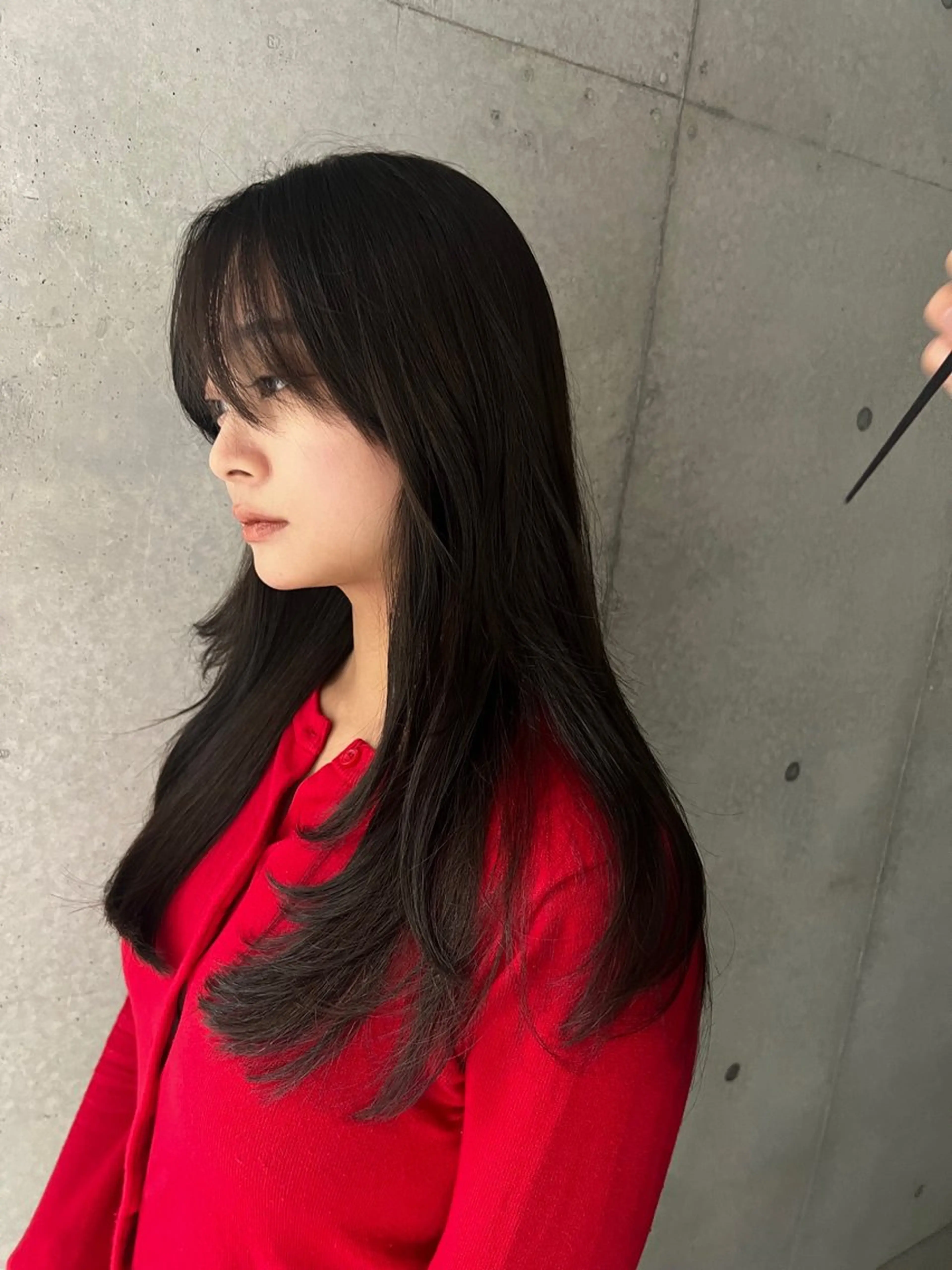 セミロング カラー カット ヘアカラー sakoda shunkiのヘアスタイル