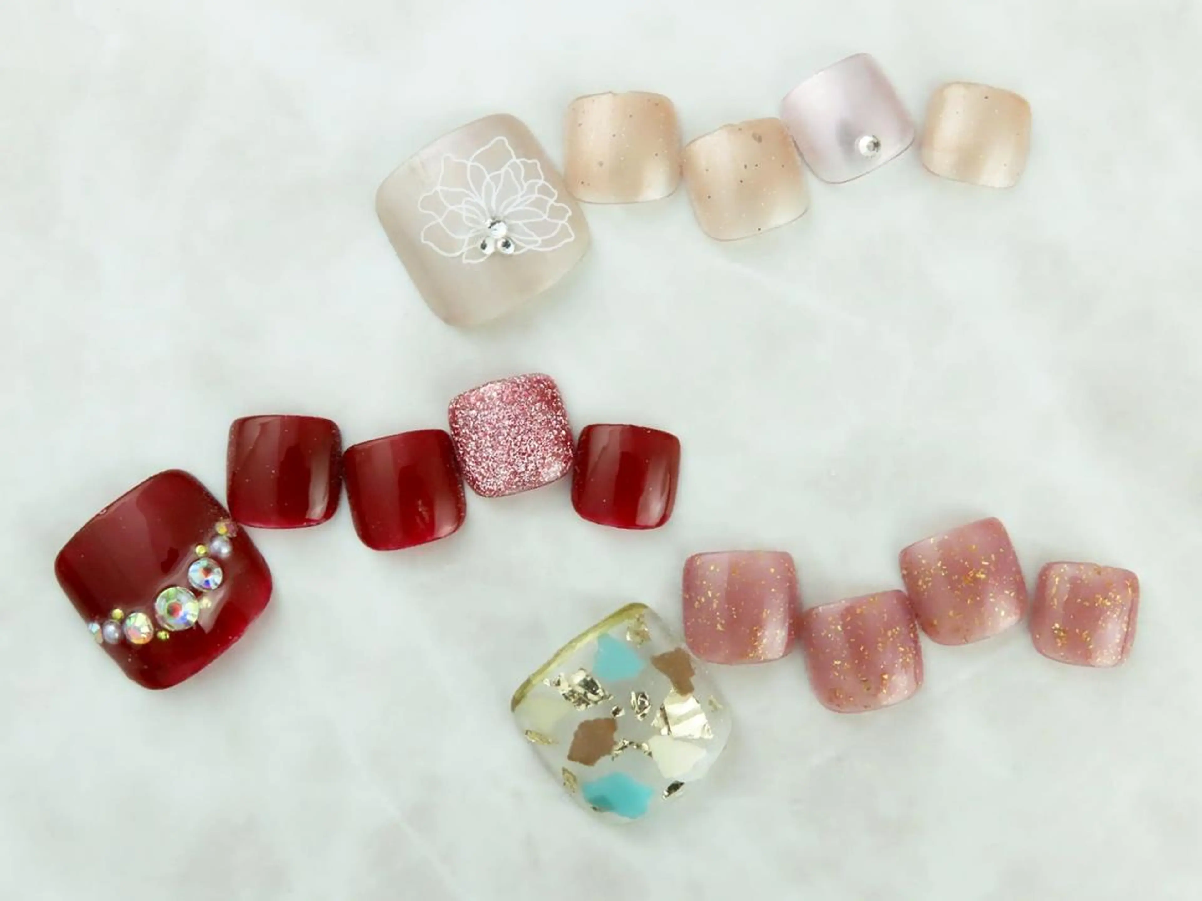 ネイル フットネイル LisBlanc ryoko.のネイルデザイン