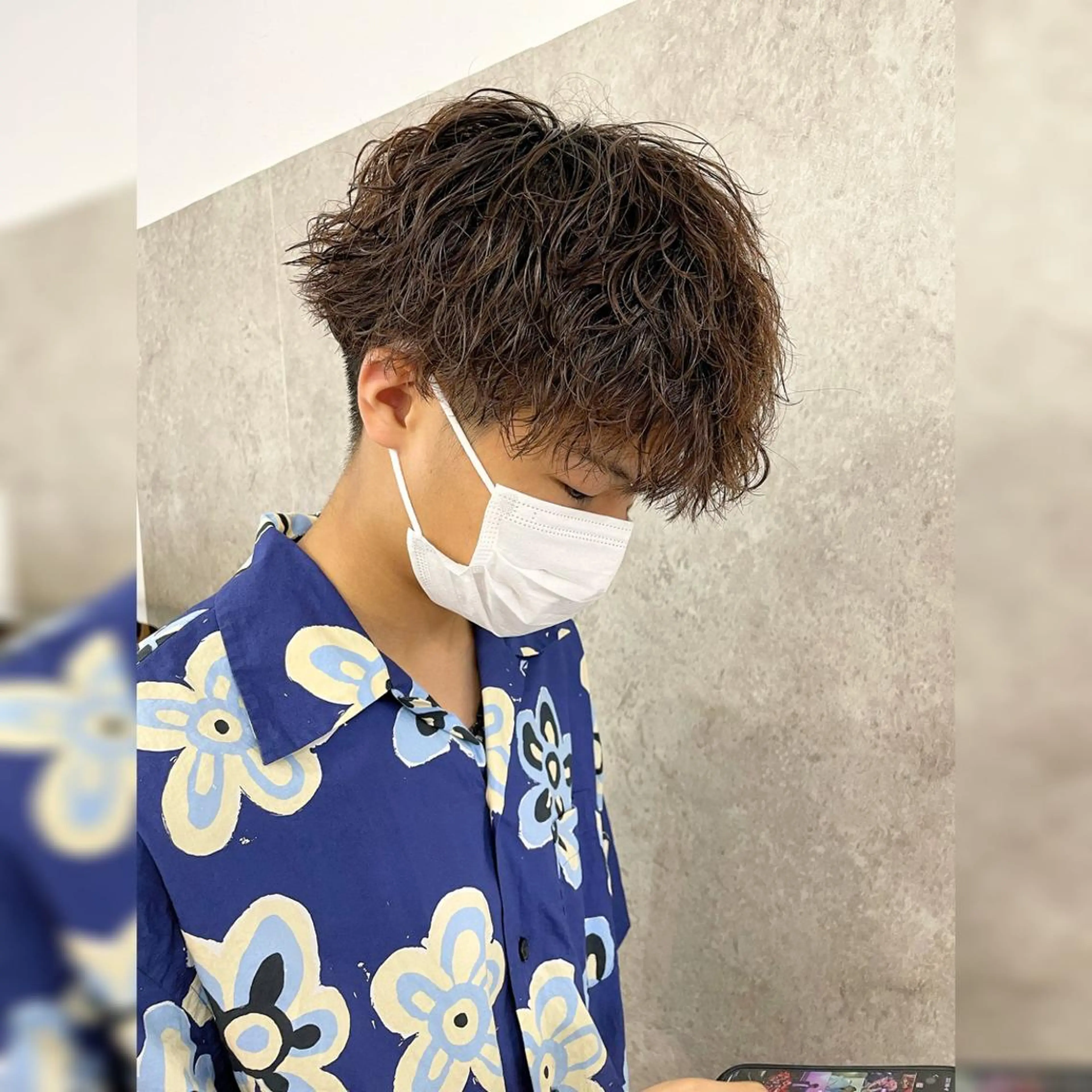 ショート カラー パーマ ヘアアレンジ メンズ キッズ ネイル マツエク・マツパ アイブロウ マッシュ メンズパーマ メンズツイストパーマ ツイストスパイラルパーマ 波巻きパーマ メンズパーマ特化 園田翔大のヘアスタイル