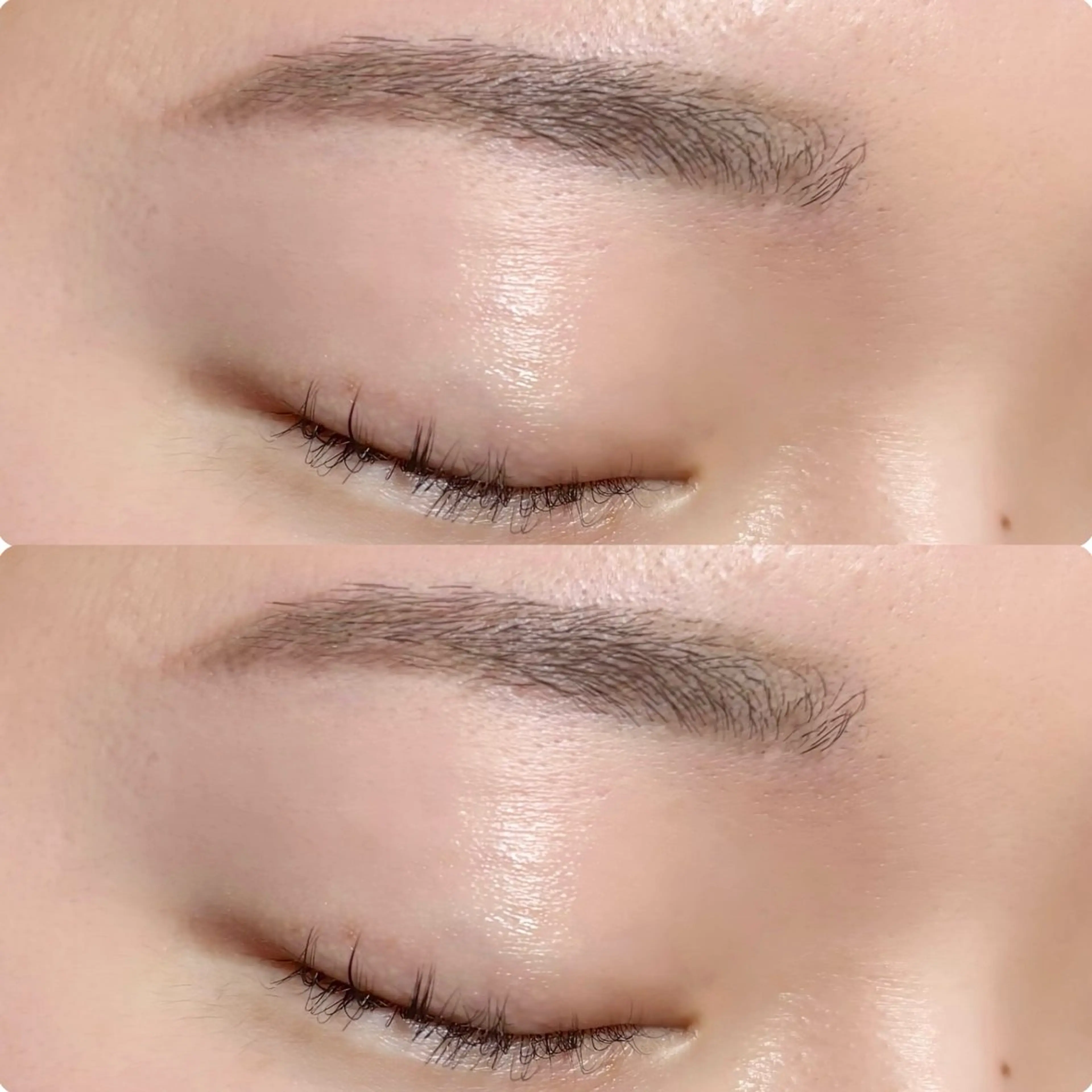 アイブロウ ワックス脱毛 眉カット meguru／マツパ ／マツエク／束感のマツエク・マツパデザイン