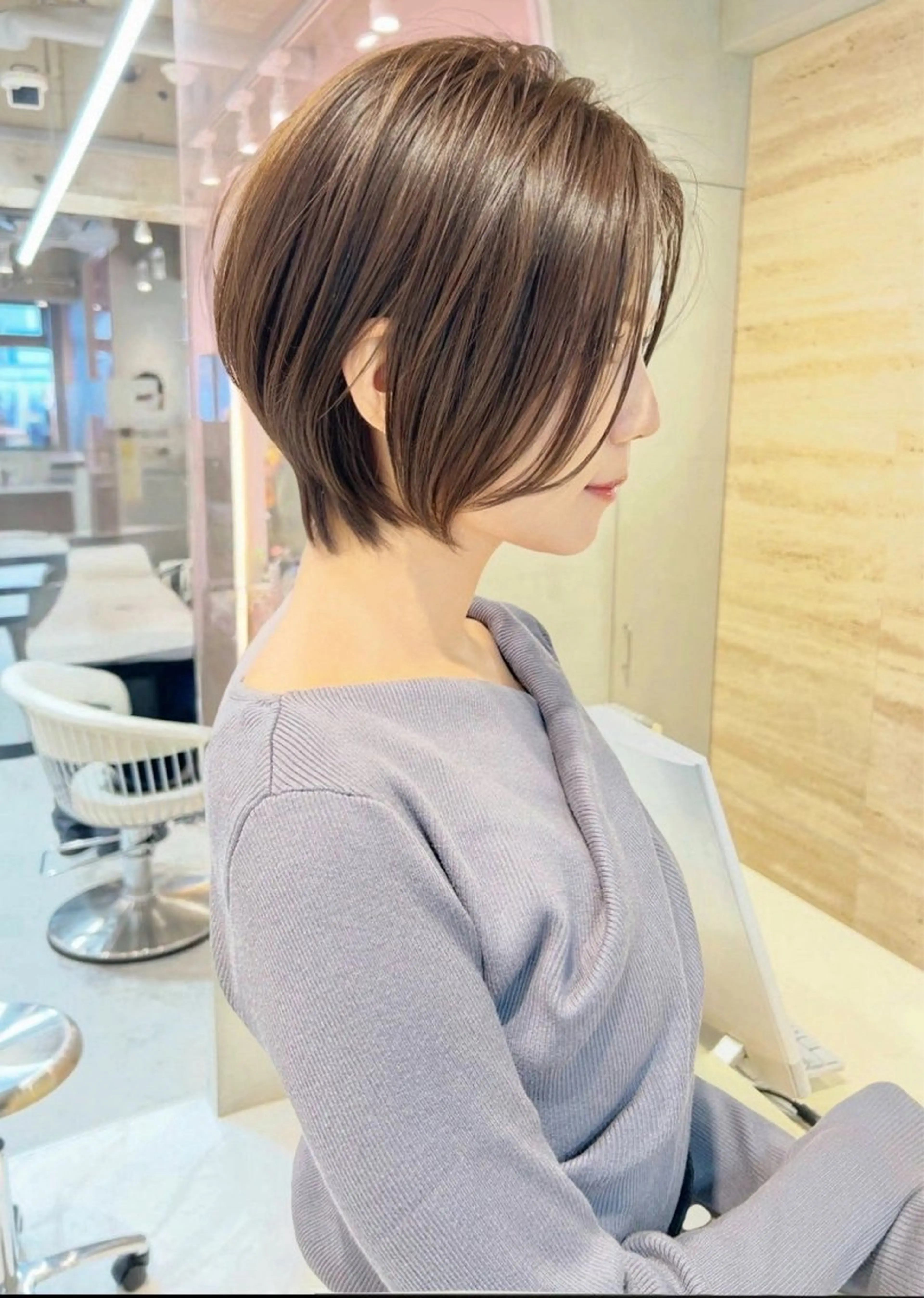 ショート 【韓国/レイヤー/ カラー】新井 望乃果のヘアスタイル