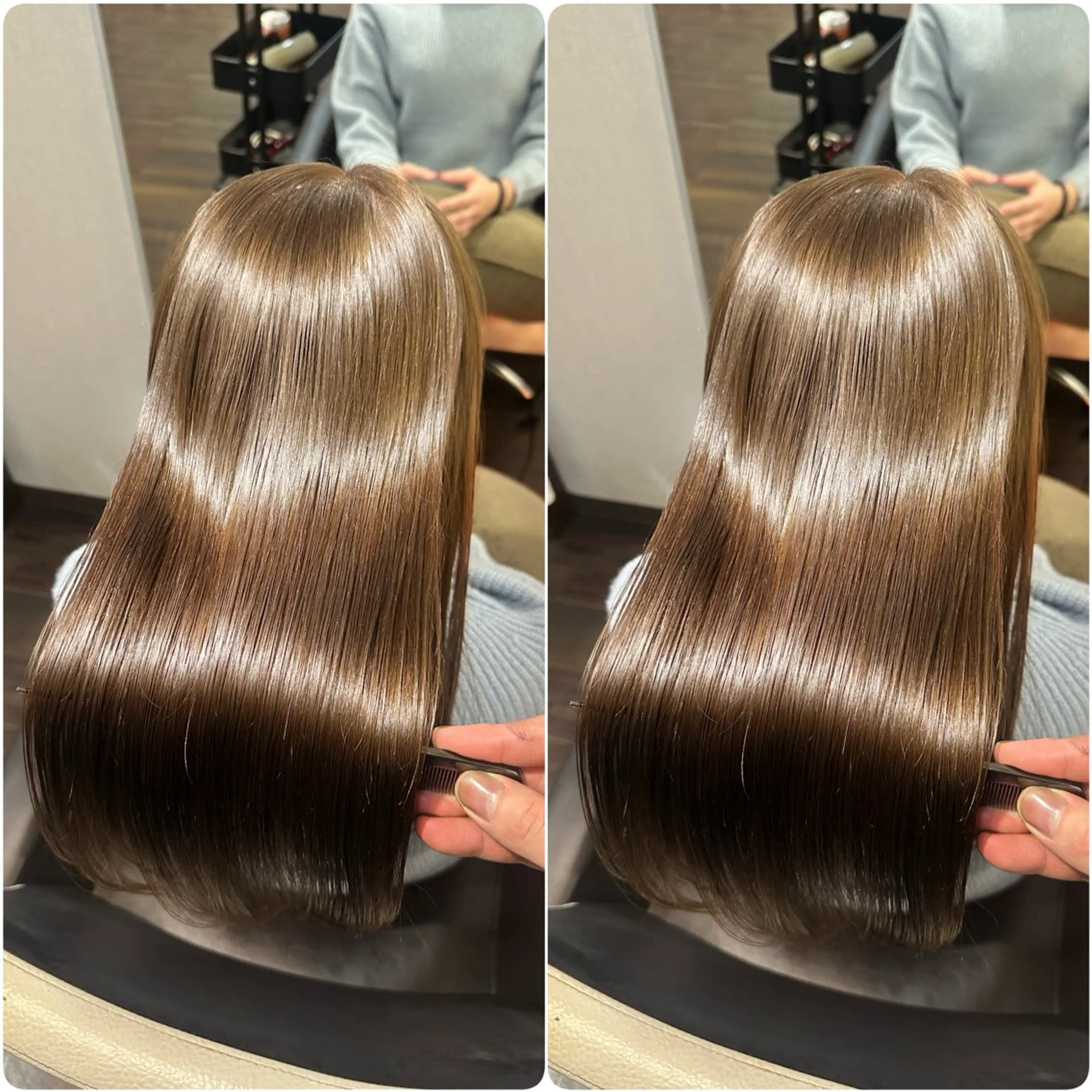 ロング カット 縮毛矯正 トリートメント ヘッドスパ youres hair 髪質改善トリートメント&ヘッドスパ 新宿EAST所属・🌹ULTOWA🌹 髪質改善/縮毛/店長のヘアスタイル