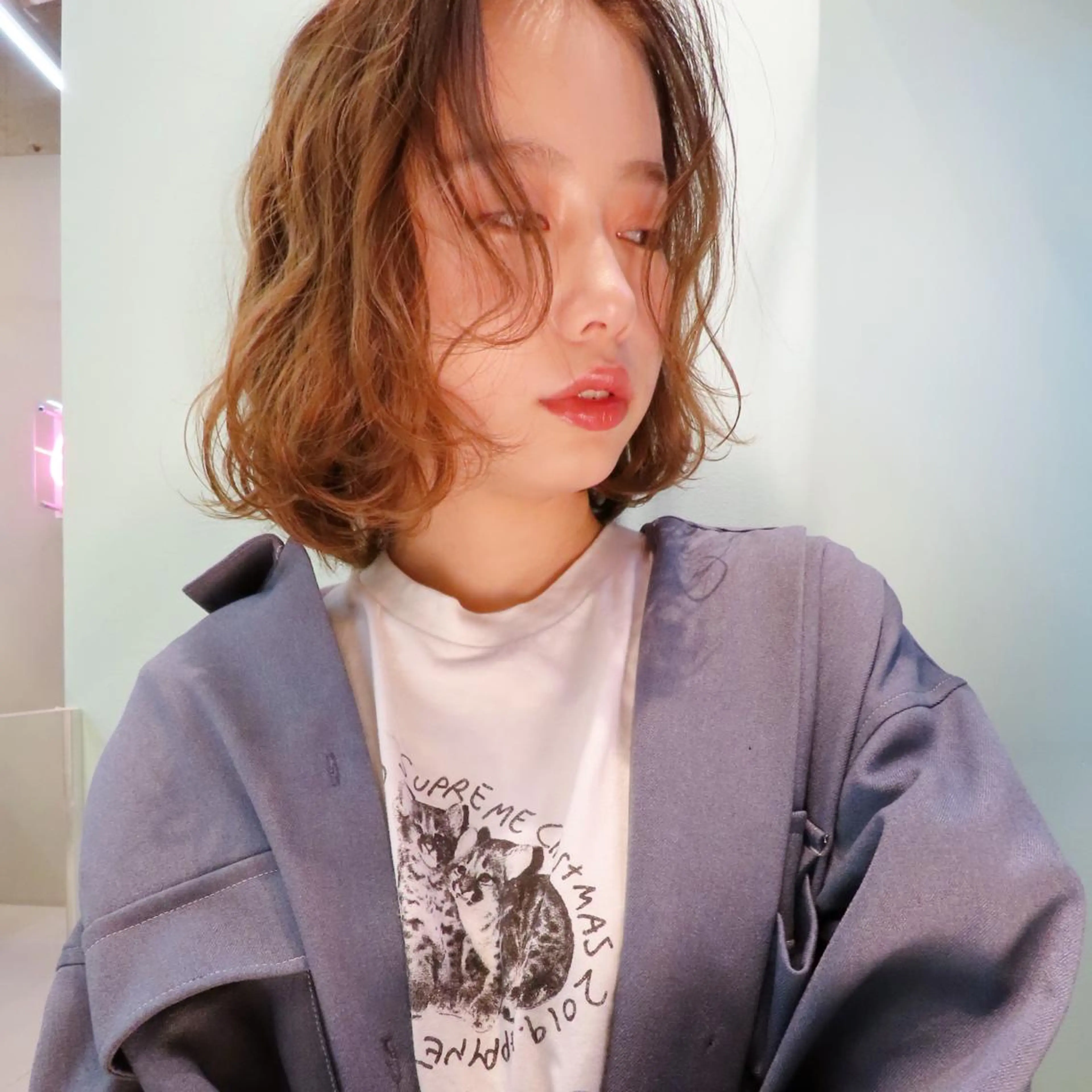 ショート カラー カット ヘアカラー トリートメント 岡野 静華のヘアスタイル