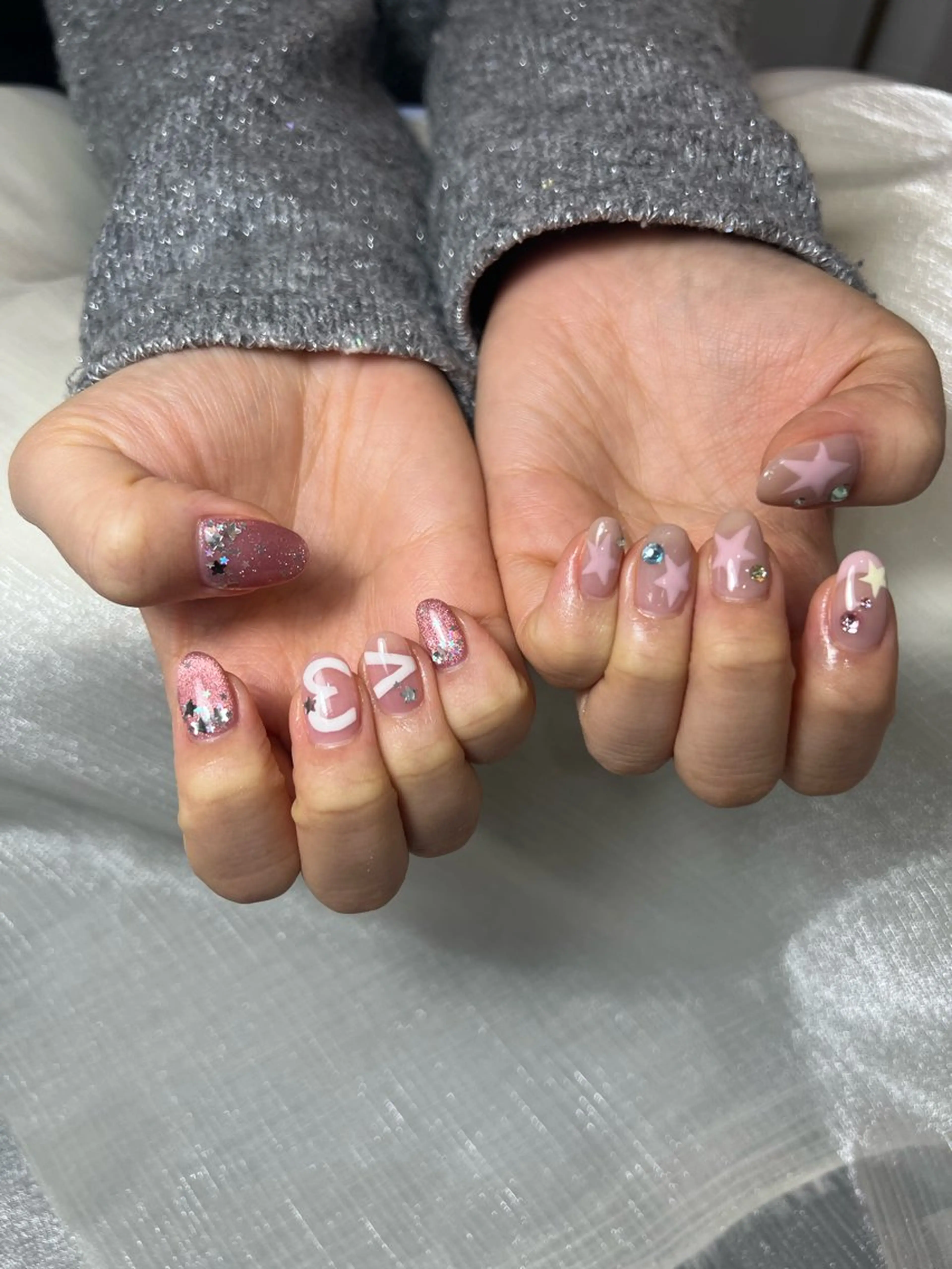 ネイル 持ち込み ハンドネイル アトリエハーロウ sakuraのネイルデザイン