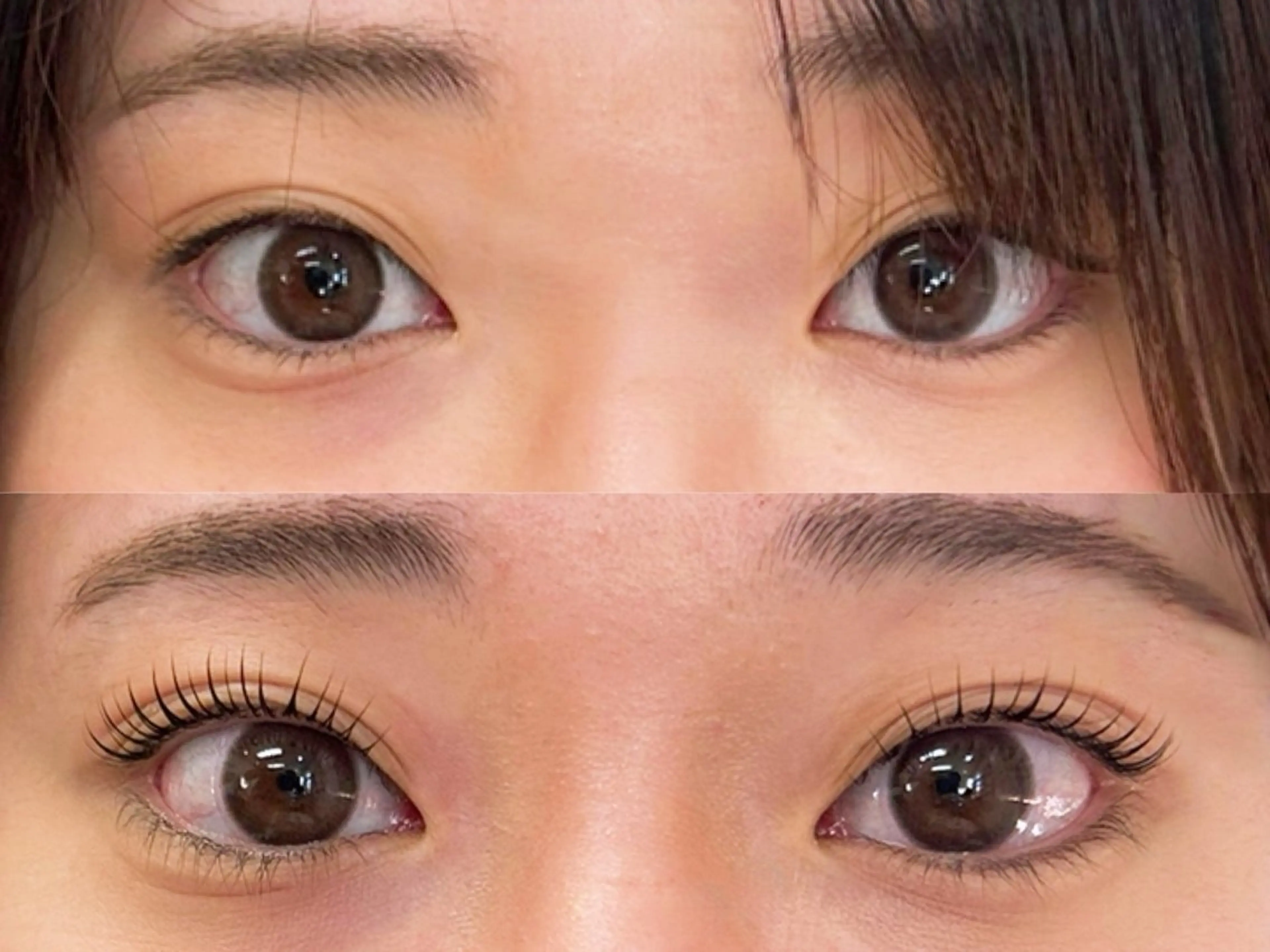 マツエク・マツパ フラットラッシュ まつげパーマ 一重×まつ毛パーマ ボリュームラッシュ マツパ サン美容室 ♡の眉毛・アイブロウイメージ