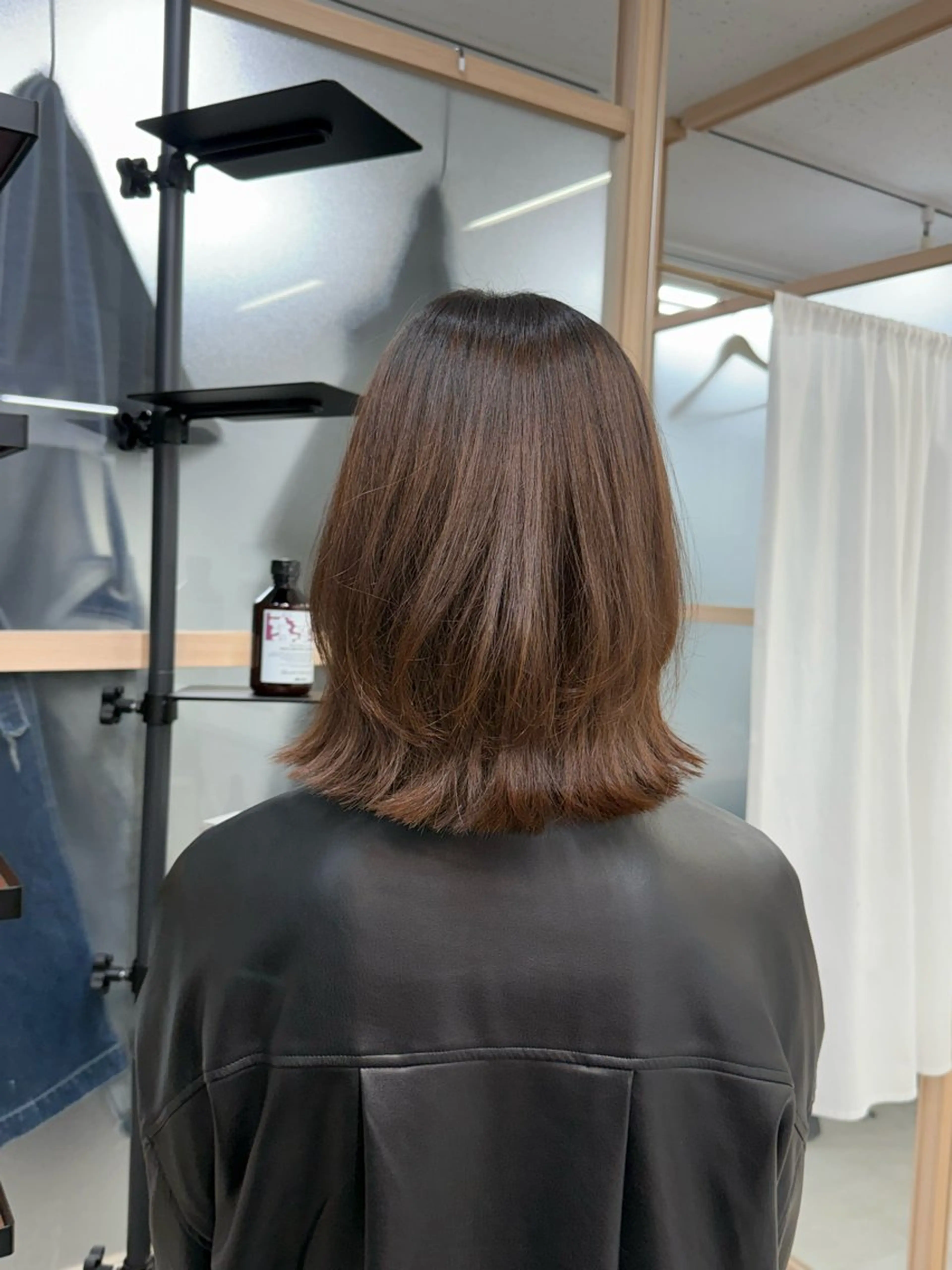 ミディアム くびれヘア カット ヘアカラー トリートメント ヤマダレナ/個室/ 透明感艶カラー😽✨のヘアスタイル