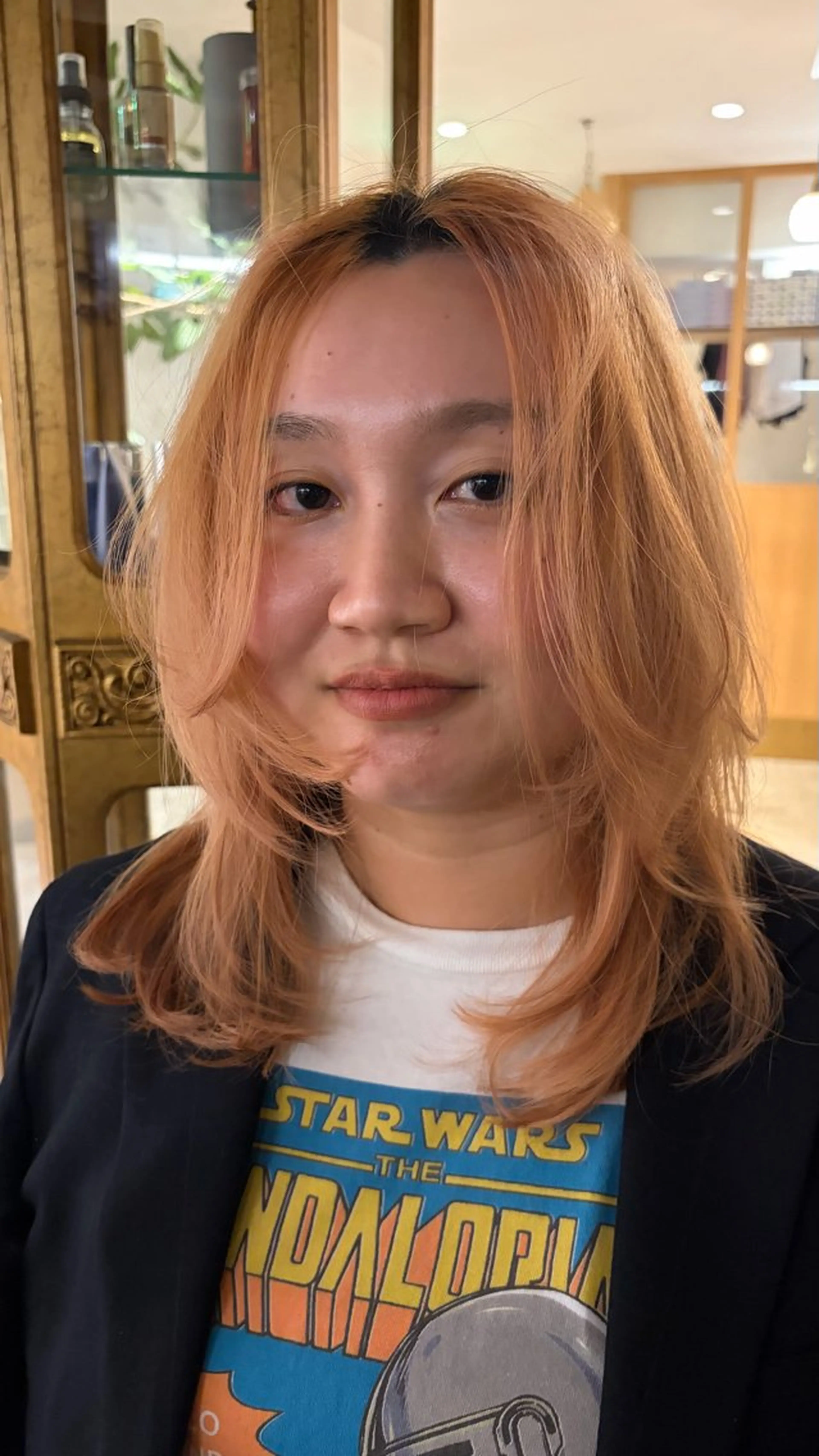 セミロング 河村 雛花のヘアスタイル