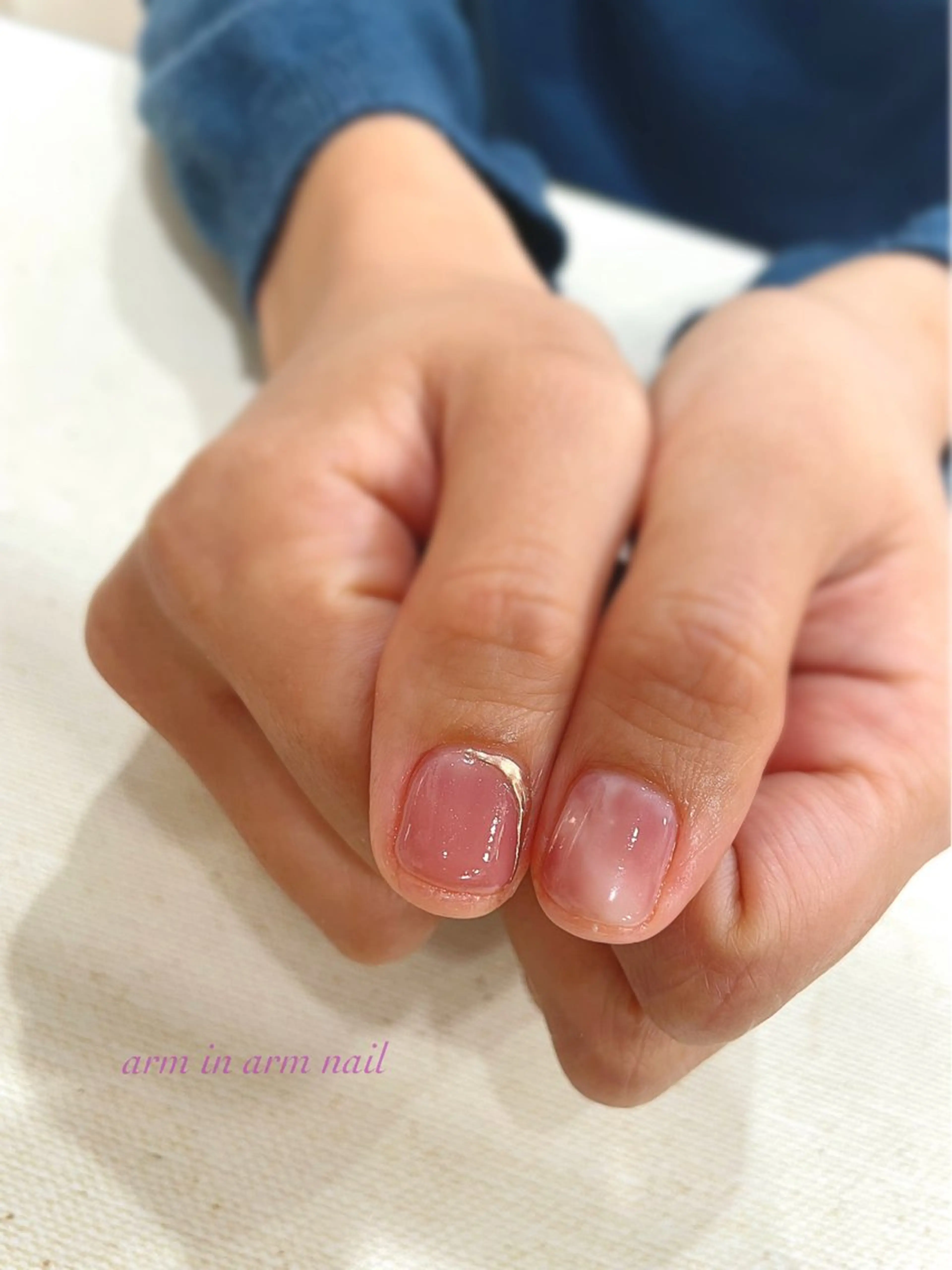 ネイル arm in arm ︎✿Yamamotoのマツエク・マツパデザイン