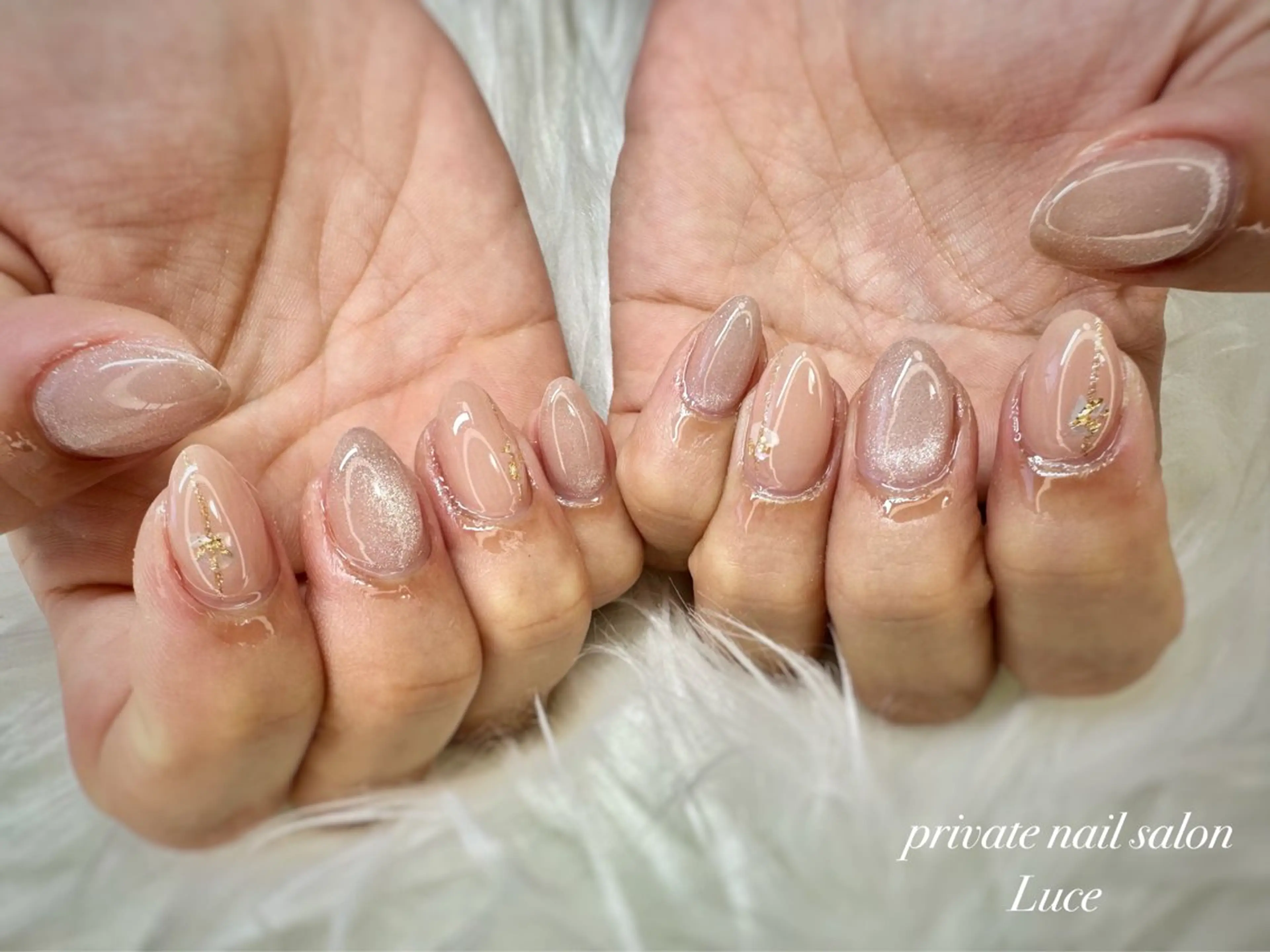 ネイル マグネットネイル ハンドネイル nailsalon Luce🕊️のネイルデザイン