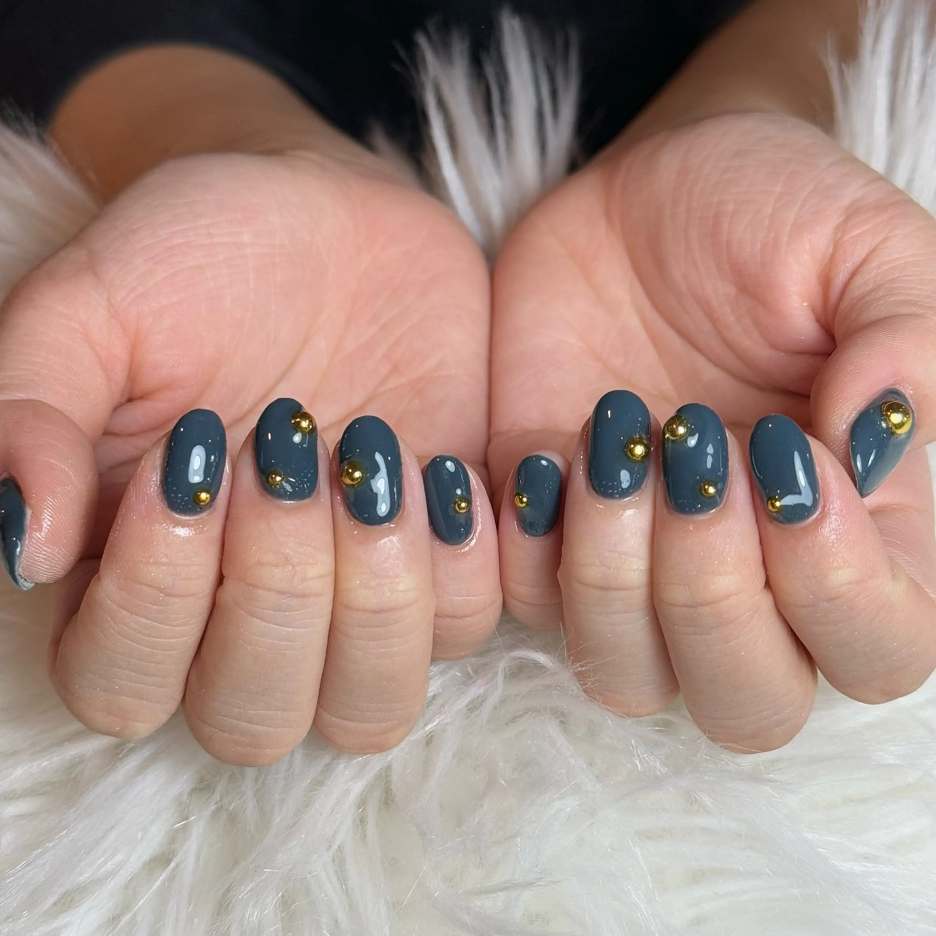 ネイル チークネイル フレンチネイル グラデーション キラキラネイル 韓国ネイル ハンドネイル Risa_ Nailのネイルデザイン