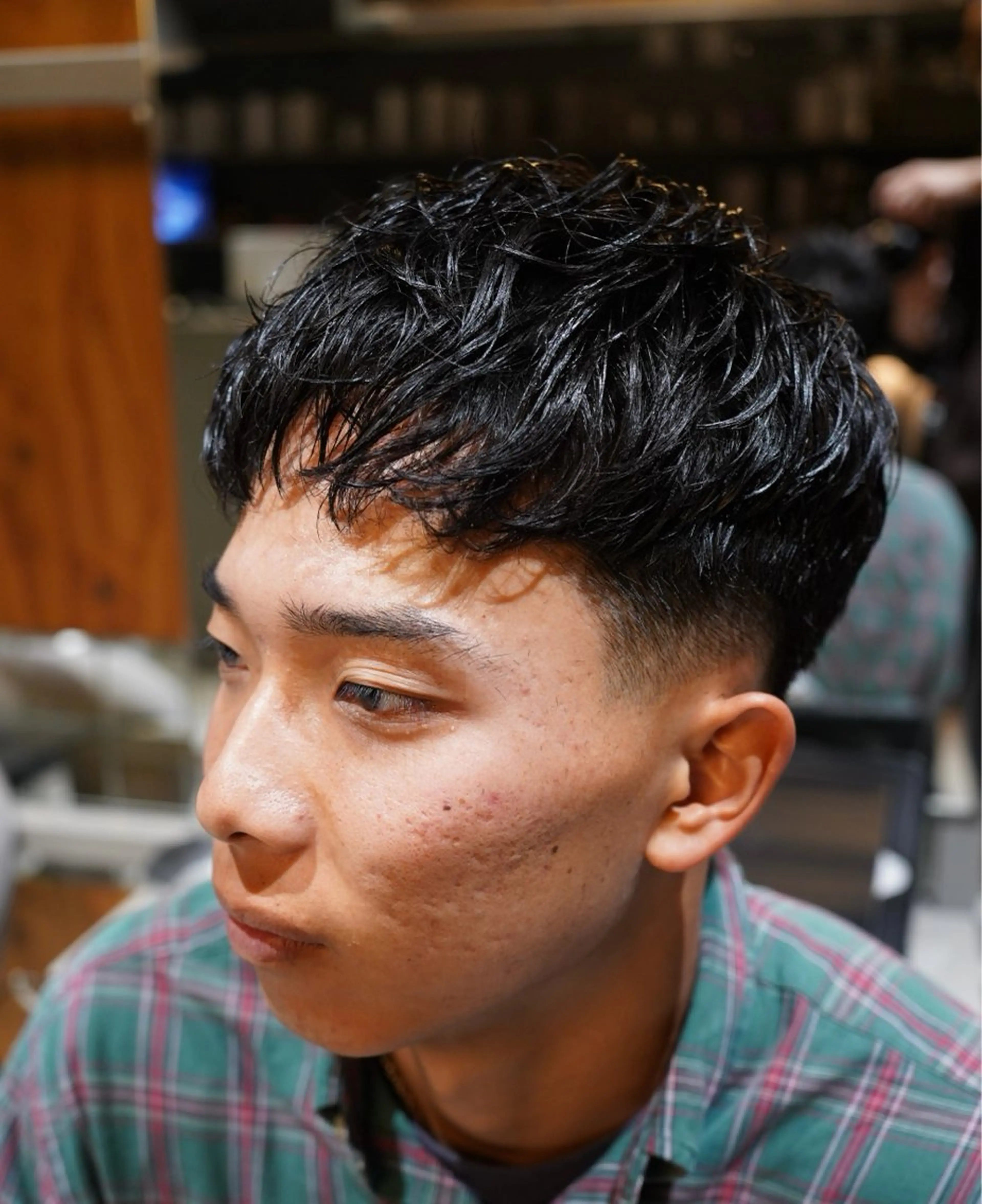 ショート パーマ メンズ GAKU /フェード /メンズ/難波のヘアスタイル