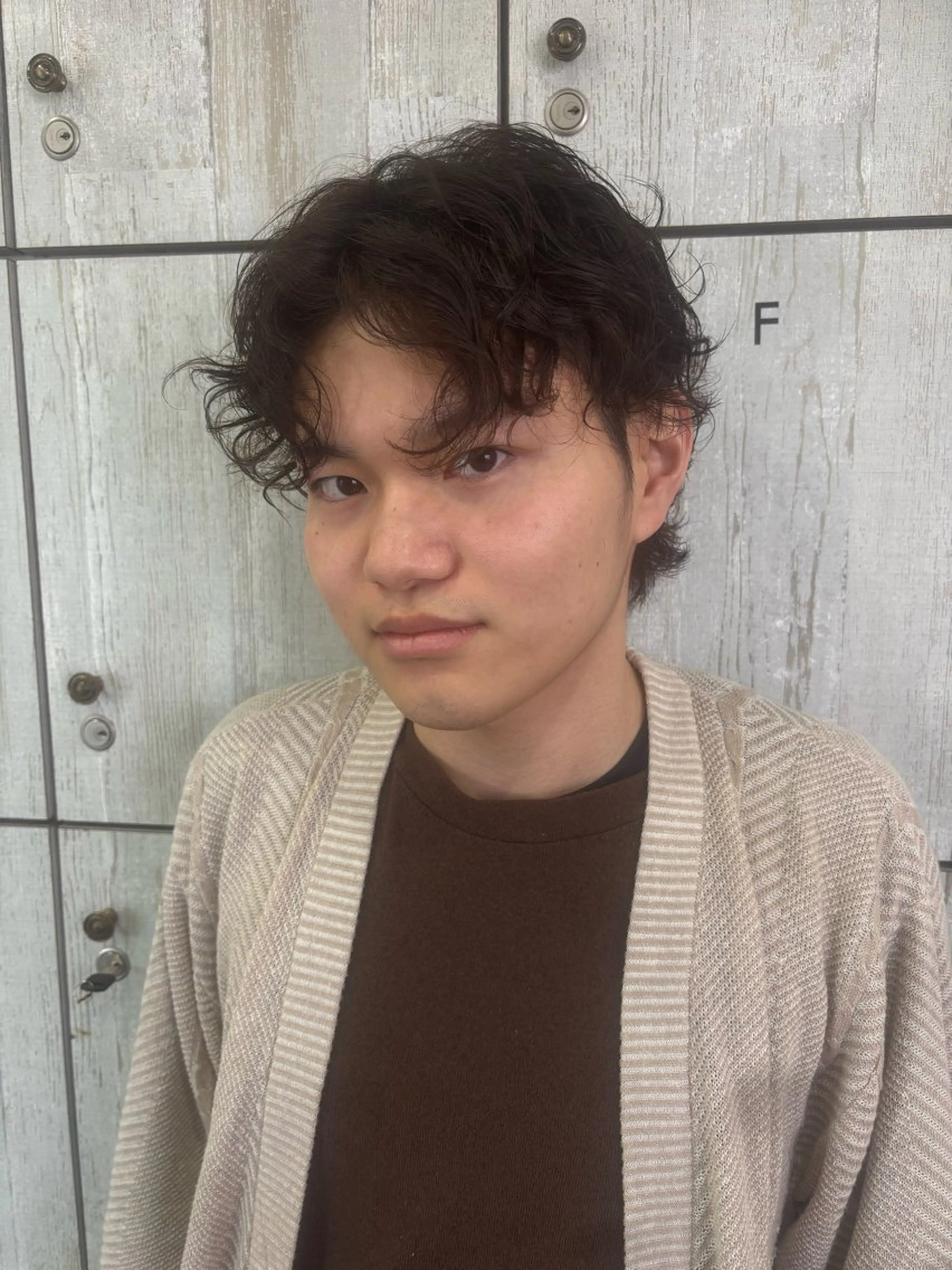 パーマ メンズ カット パーマ 梶田 紅芭のヘアスタイル