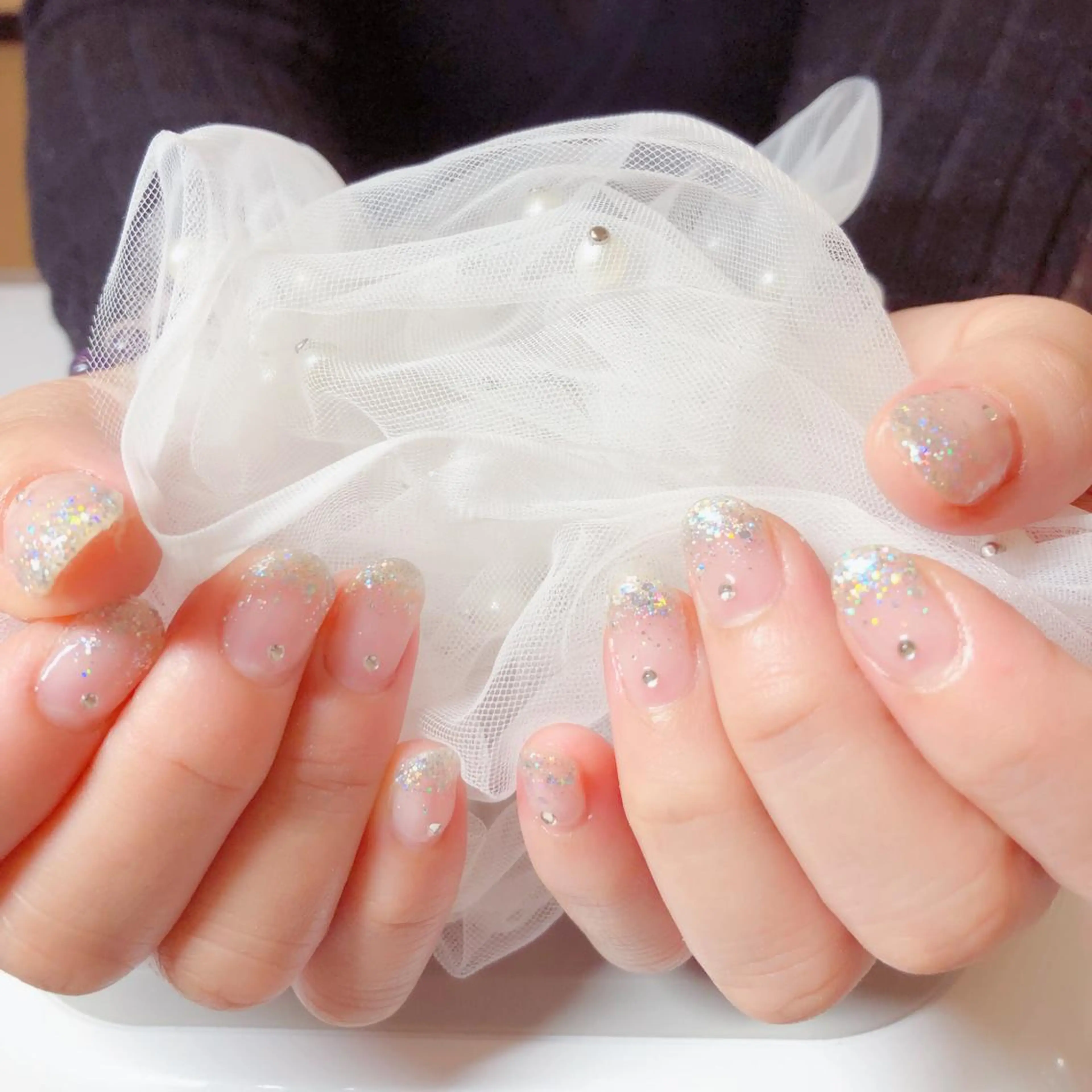 ネイル ハンドネイル マジック ミラーのネイルデザイン