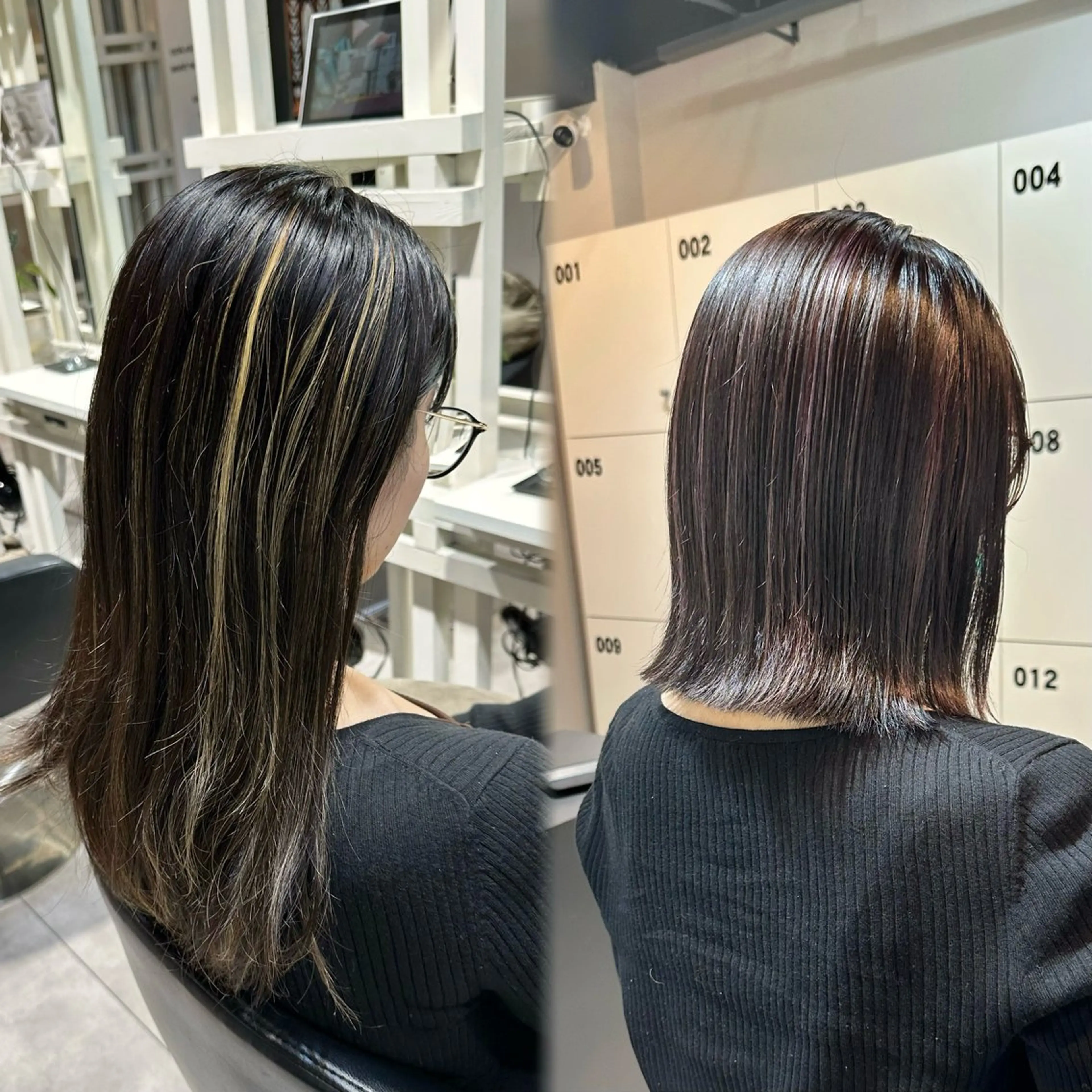 ミディアム カット ヘアカラー トリートメント 透明感カラー/ボブ /佐藤伶のヘアスタイル