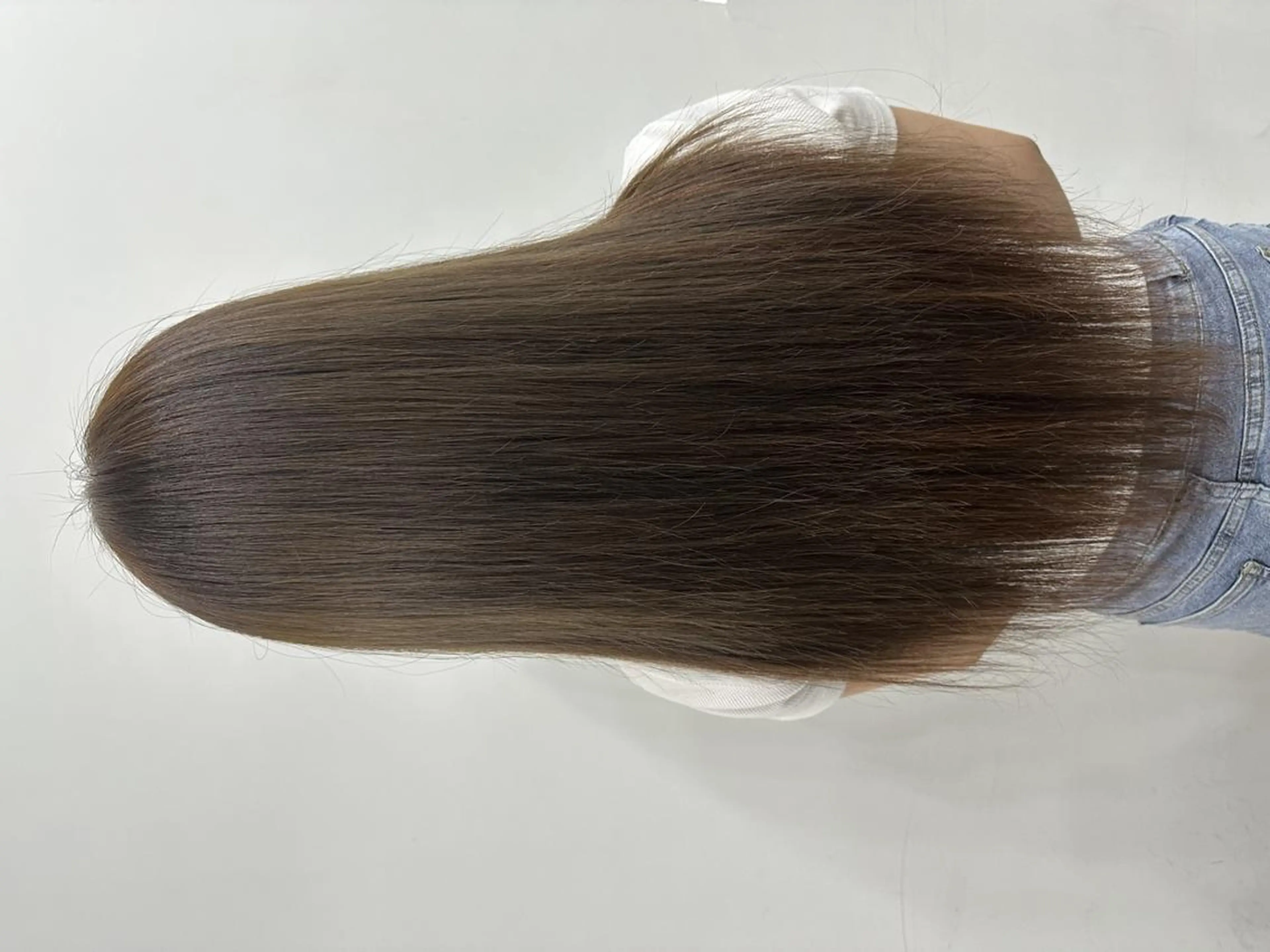 ロング カラー ヘアアレンジ シールエクステ アディクシーカラー バレイヤージュ ブリーチ ケアブリーチ MISAKIエクステ ブリーチ\5900のヘアスタイル