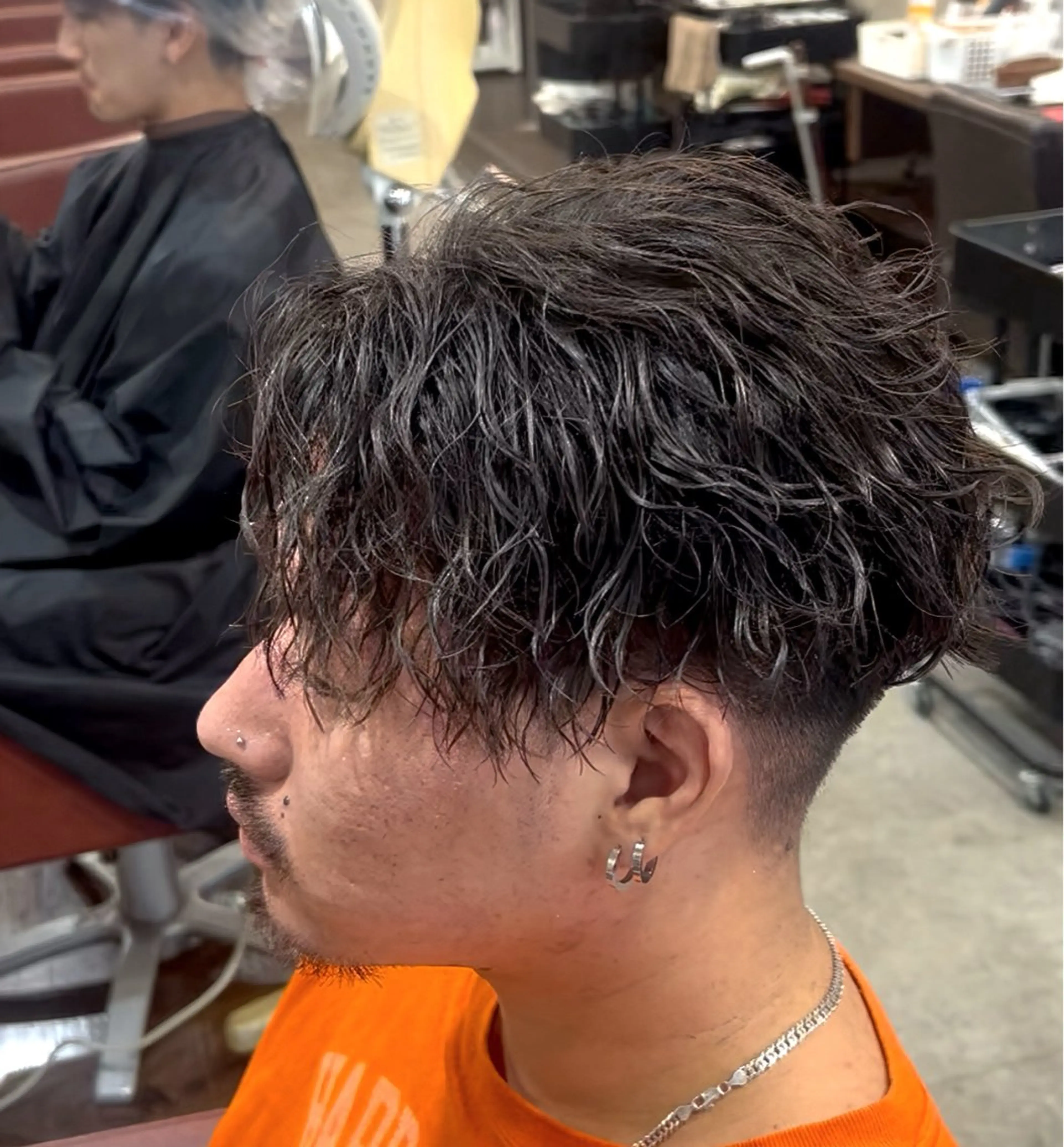 ショート カラー パーマ メンズ キッズ 【メンズ特化】 りょうま🔥のヘアスタイル