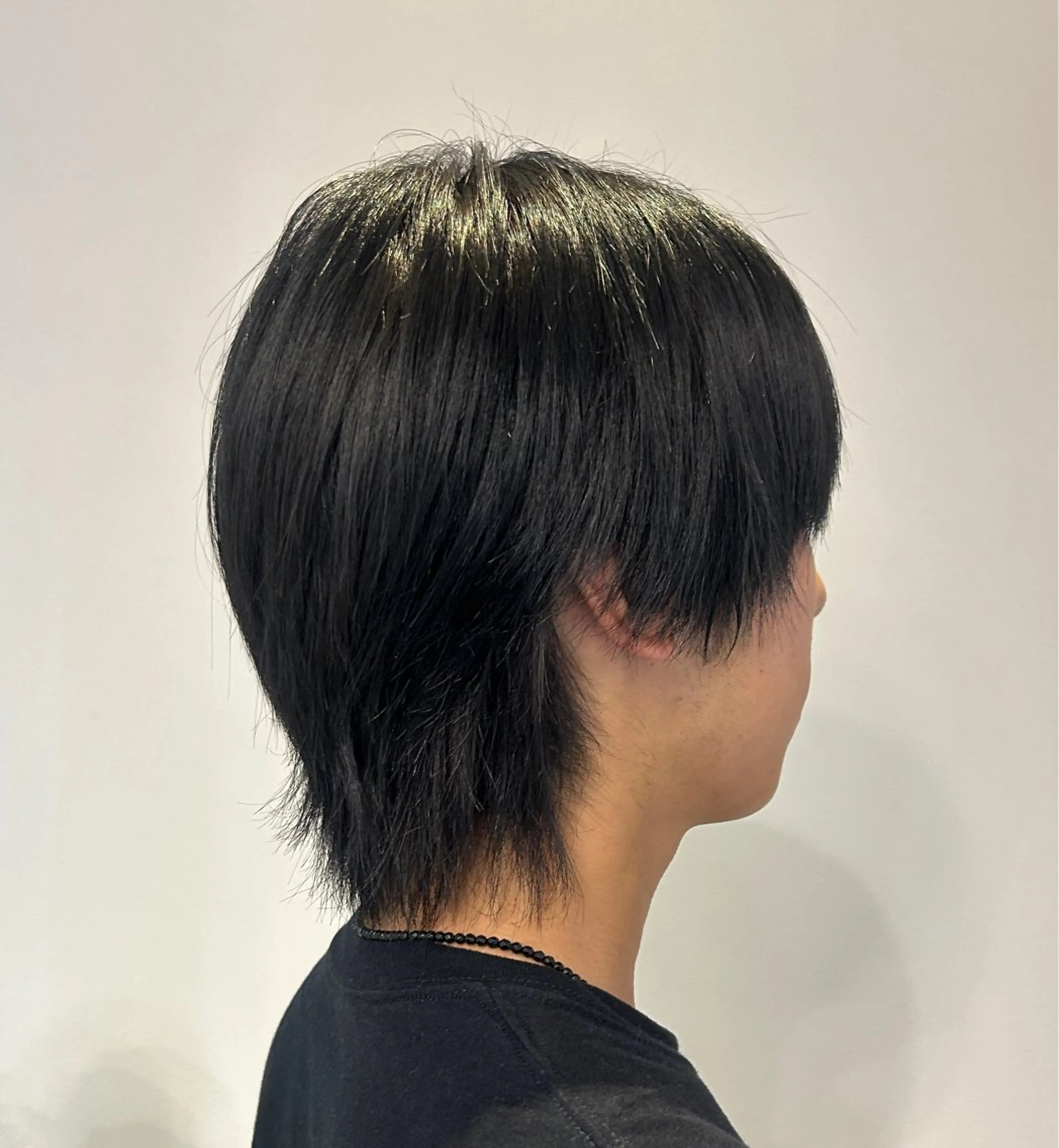 カラー アッシュ アッシュブラック 黒髪 White stone 今村光希のヘアスタイル