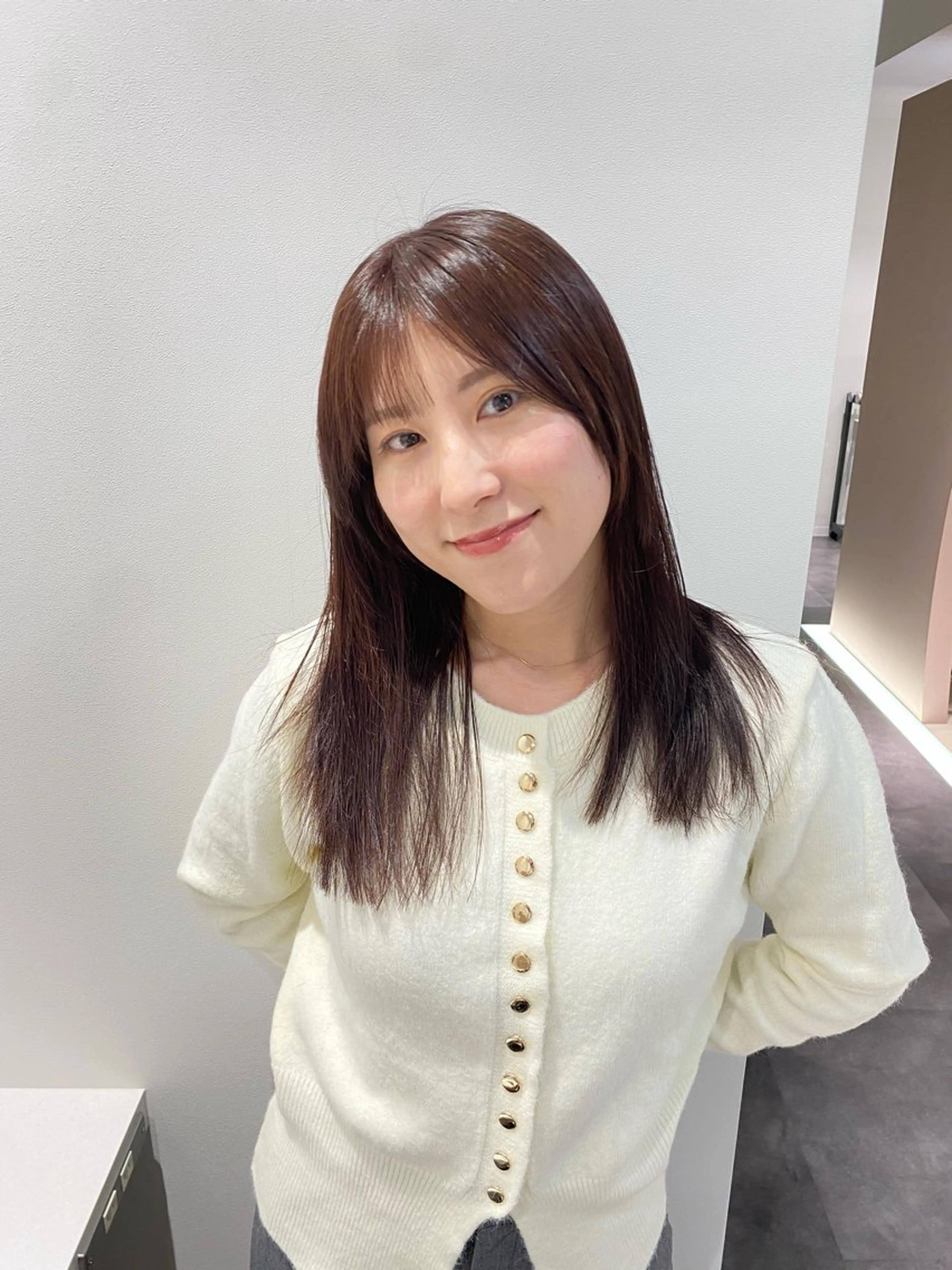 ミディアム カラー 絹髪質感TR💫 レイヤーカット/熊澤のヘアスタイル