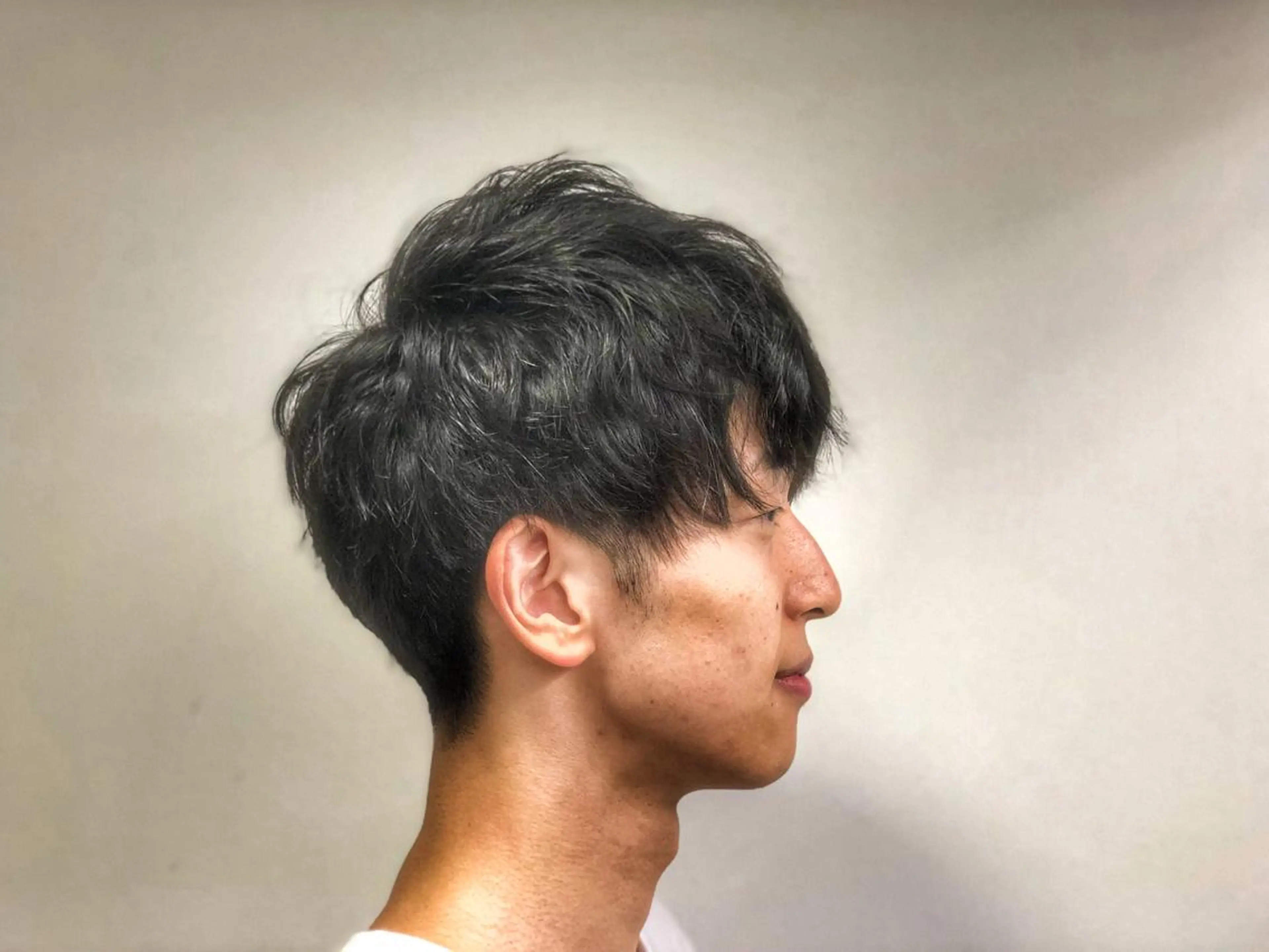 ショート カラー パーマ メンズ 美髪矯正 Rioのヘアスタイル