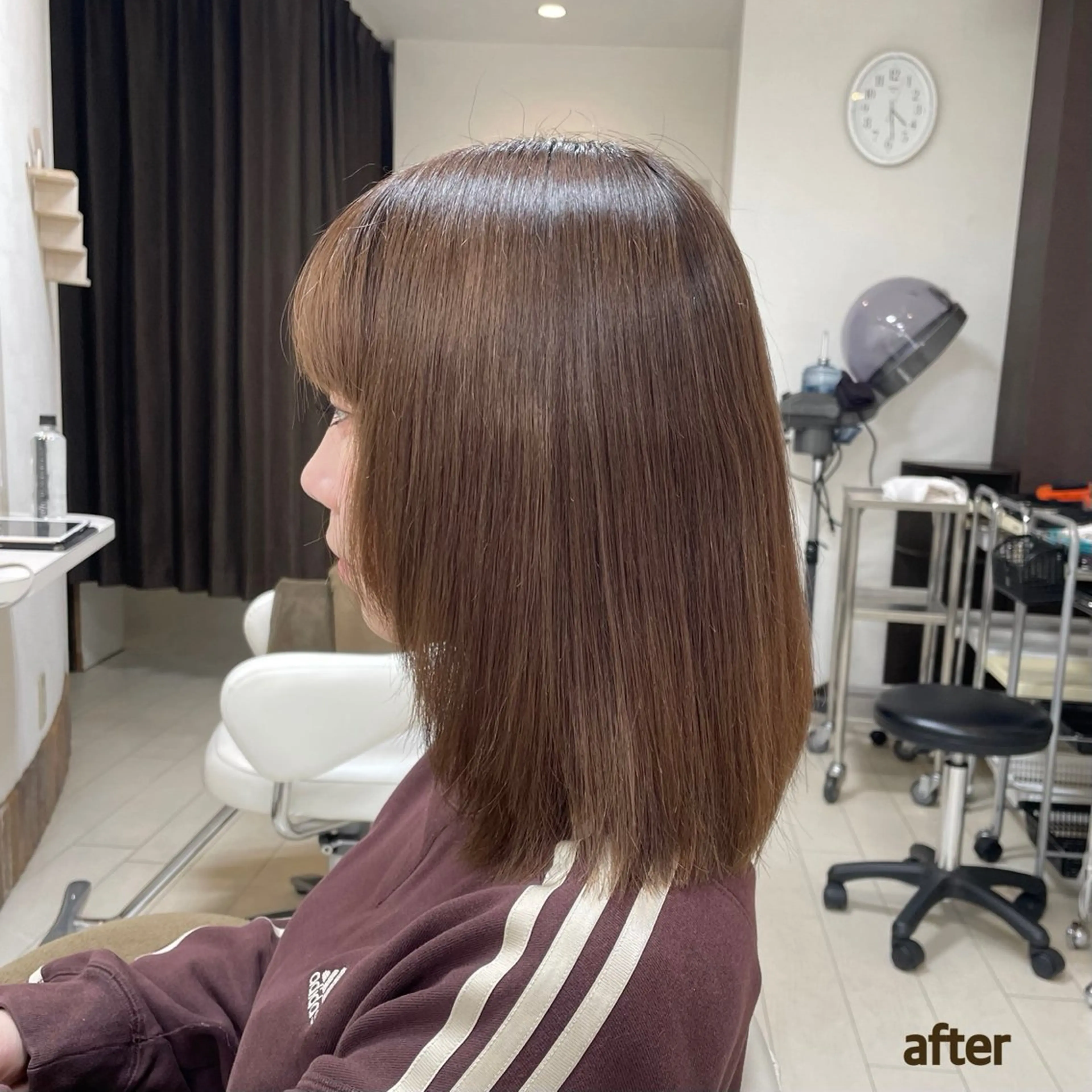 ミディアム アミーベル🧸🧡 本店✂️しおりのヘアスタイル