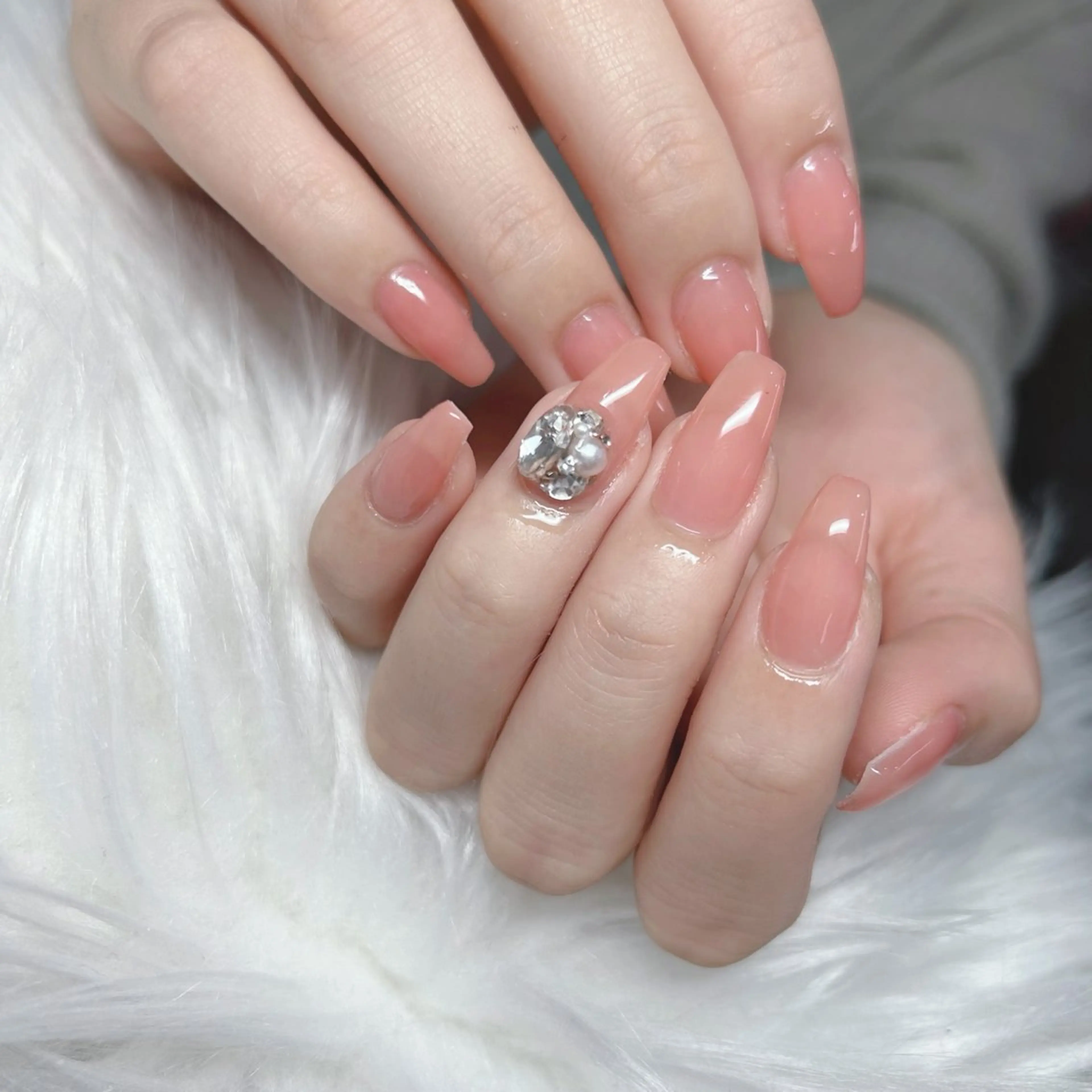 ネイル ワンカラーネイル ハンドネイル y's beauty京橋店のネイルデザイン