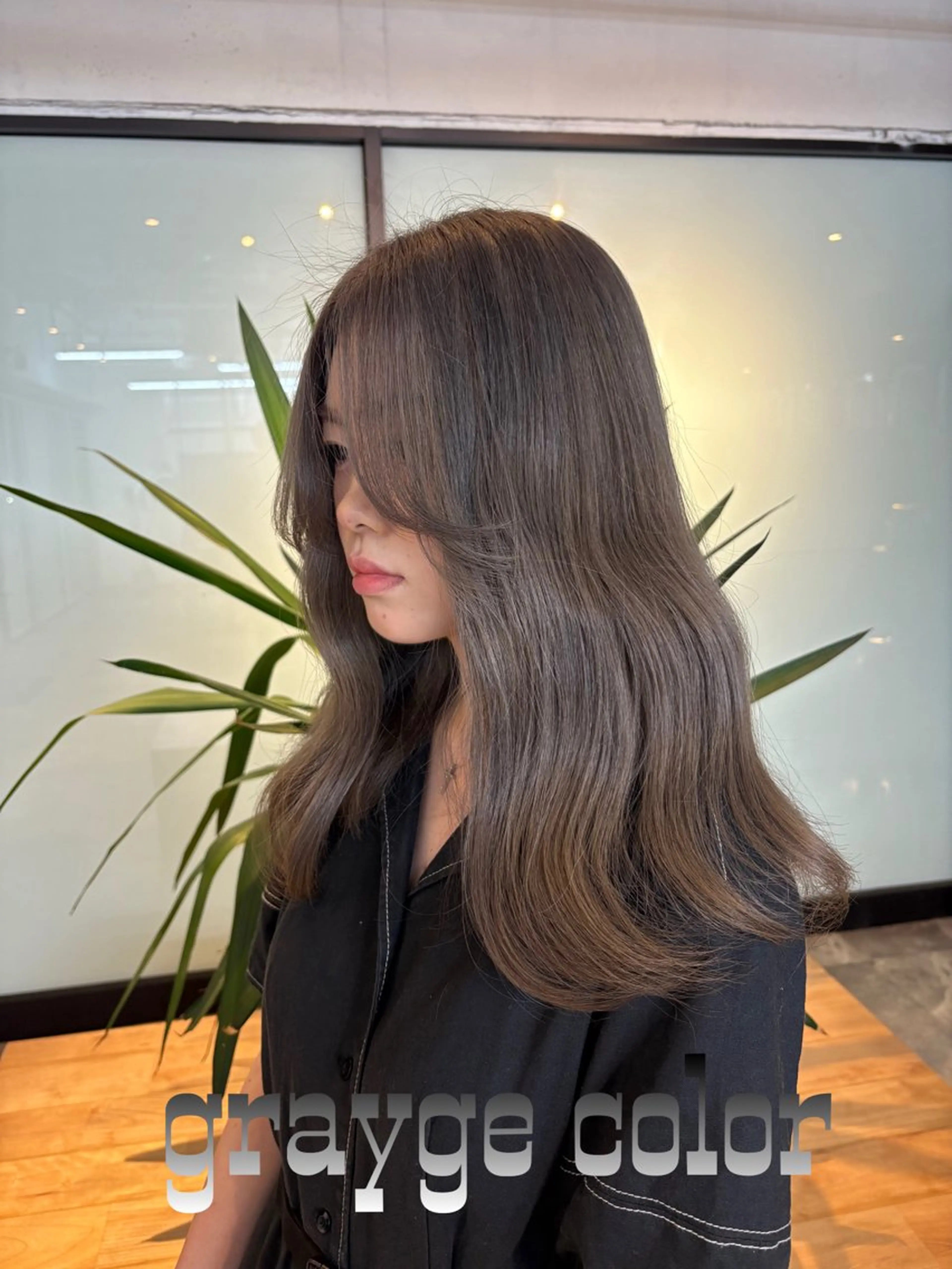 セミロング ヘアカラー 🧋ミルクティーカラ ー🧋特化小林拓登のヘアスタイル