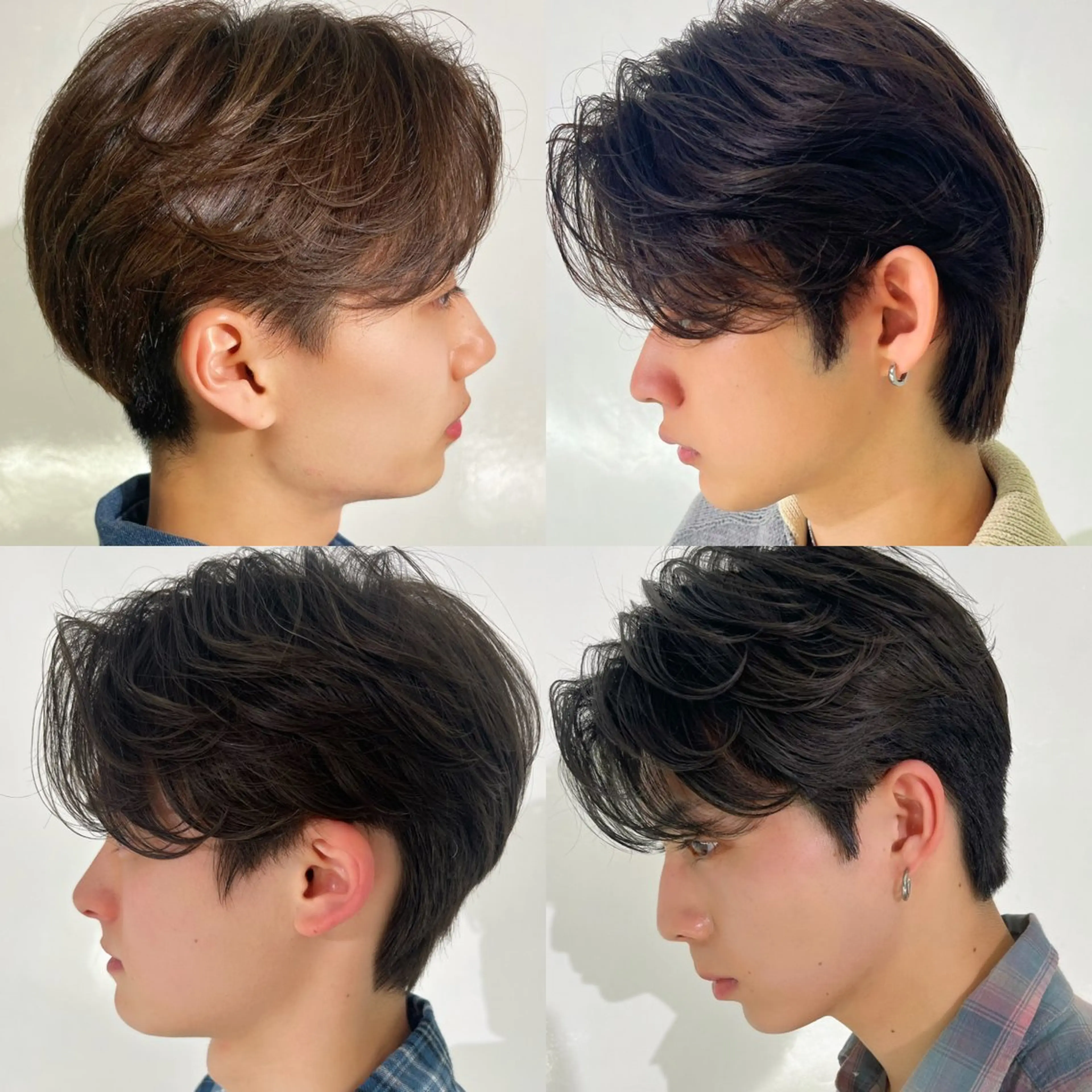 ショート メンズ カット メンズ🍃ナチュラル 韓国風ヘアRENのヘアスタイル