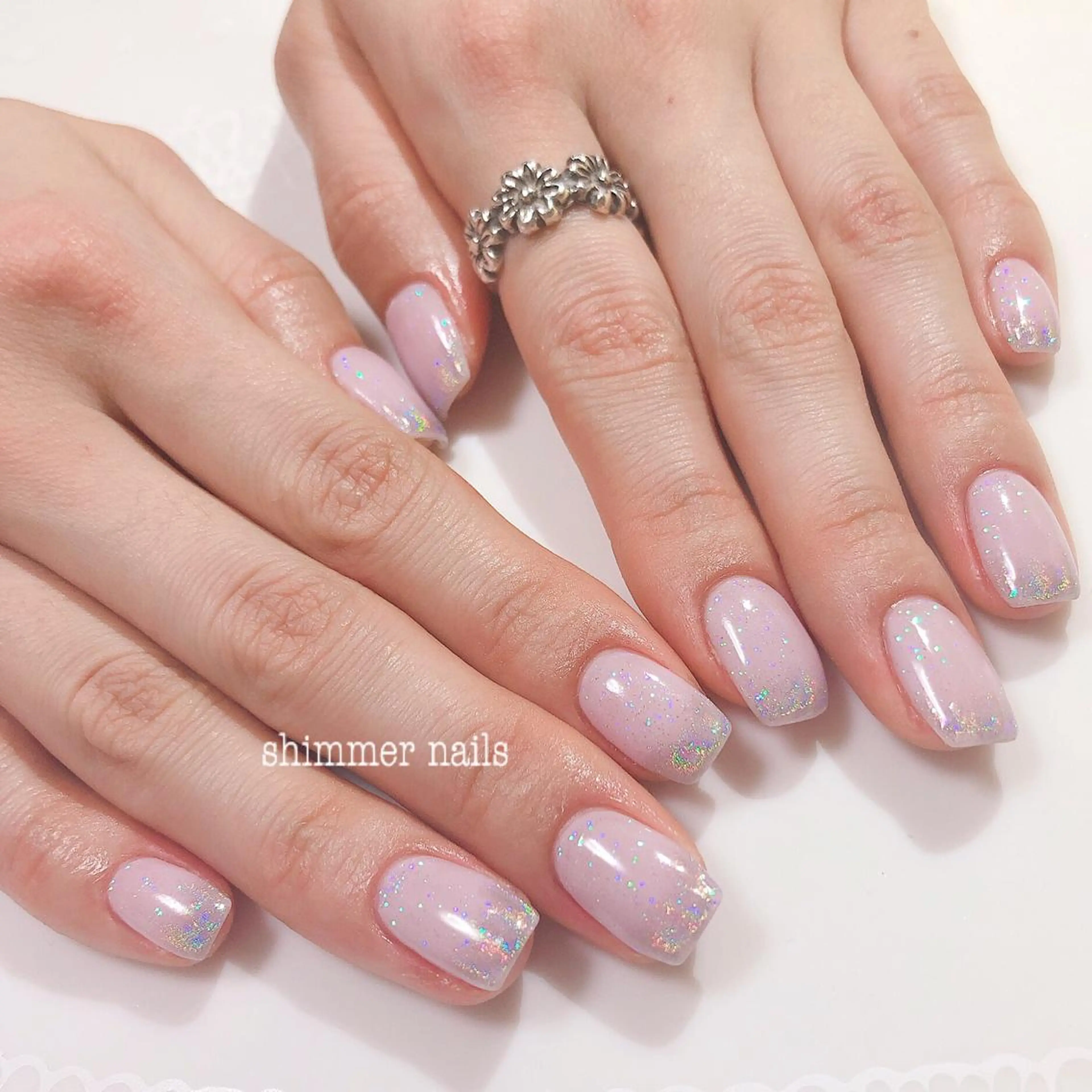 ネイル キラキラネイル shimmer nailsのネイルデザイン