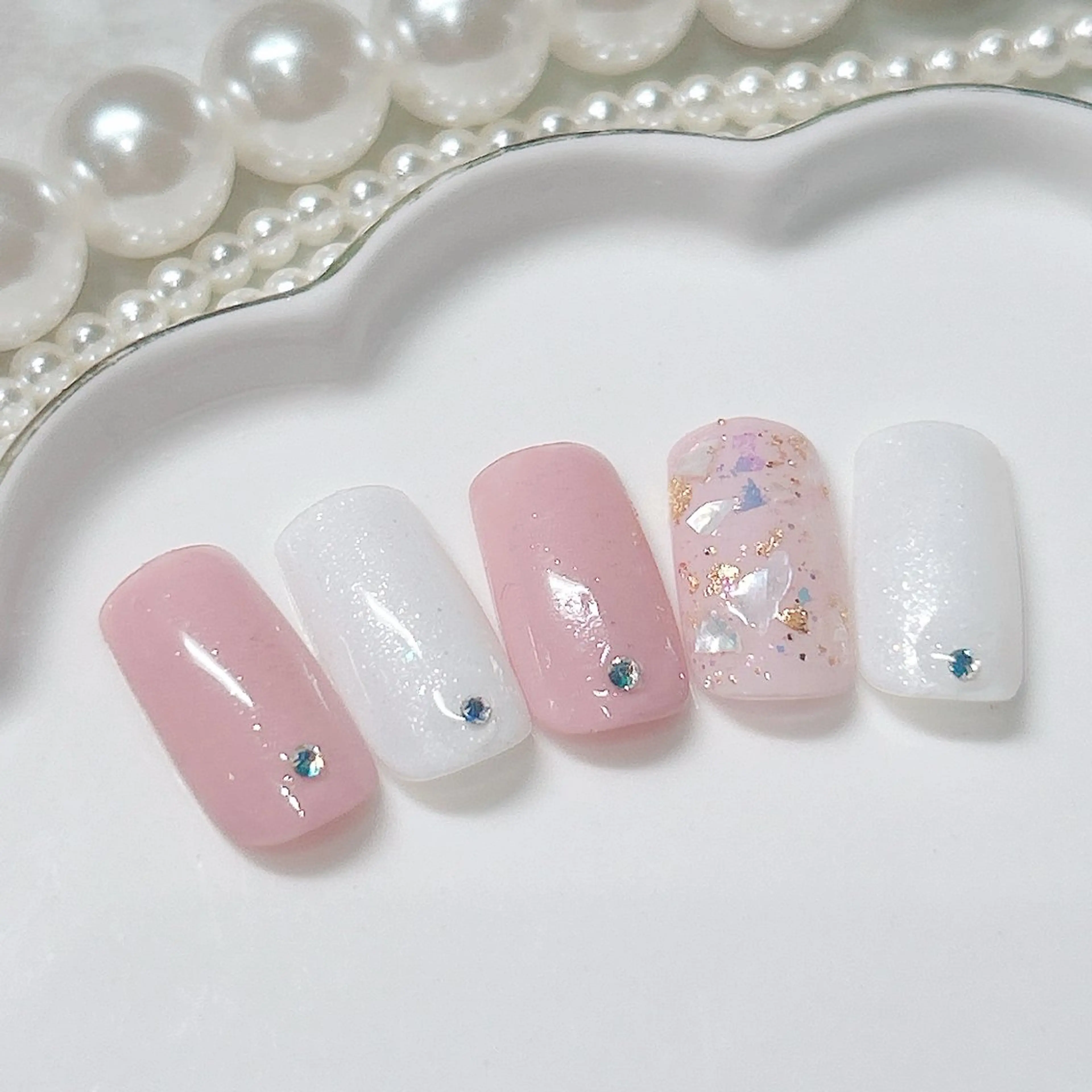 ネイル フットネイル ジェルネイル マグネットネイル パラジェル 松宮 理歩のネイルデザイン