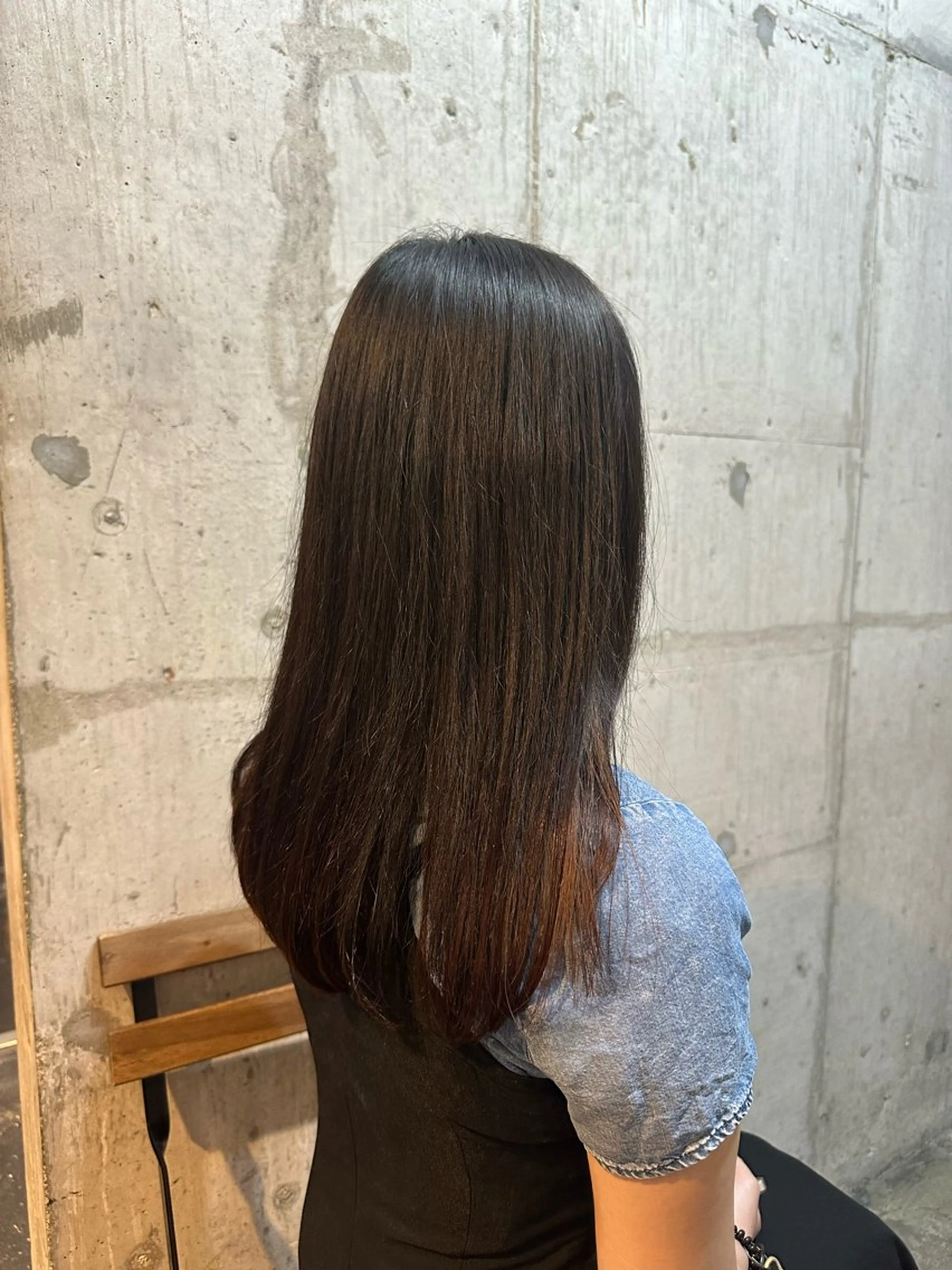 ロング パーマ 保井 実奈美のヘアスタイル
