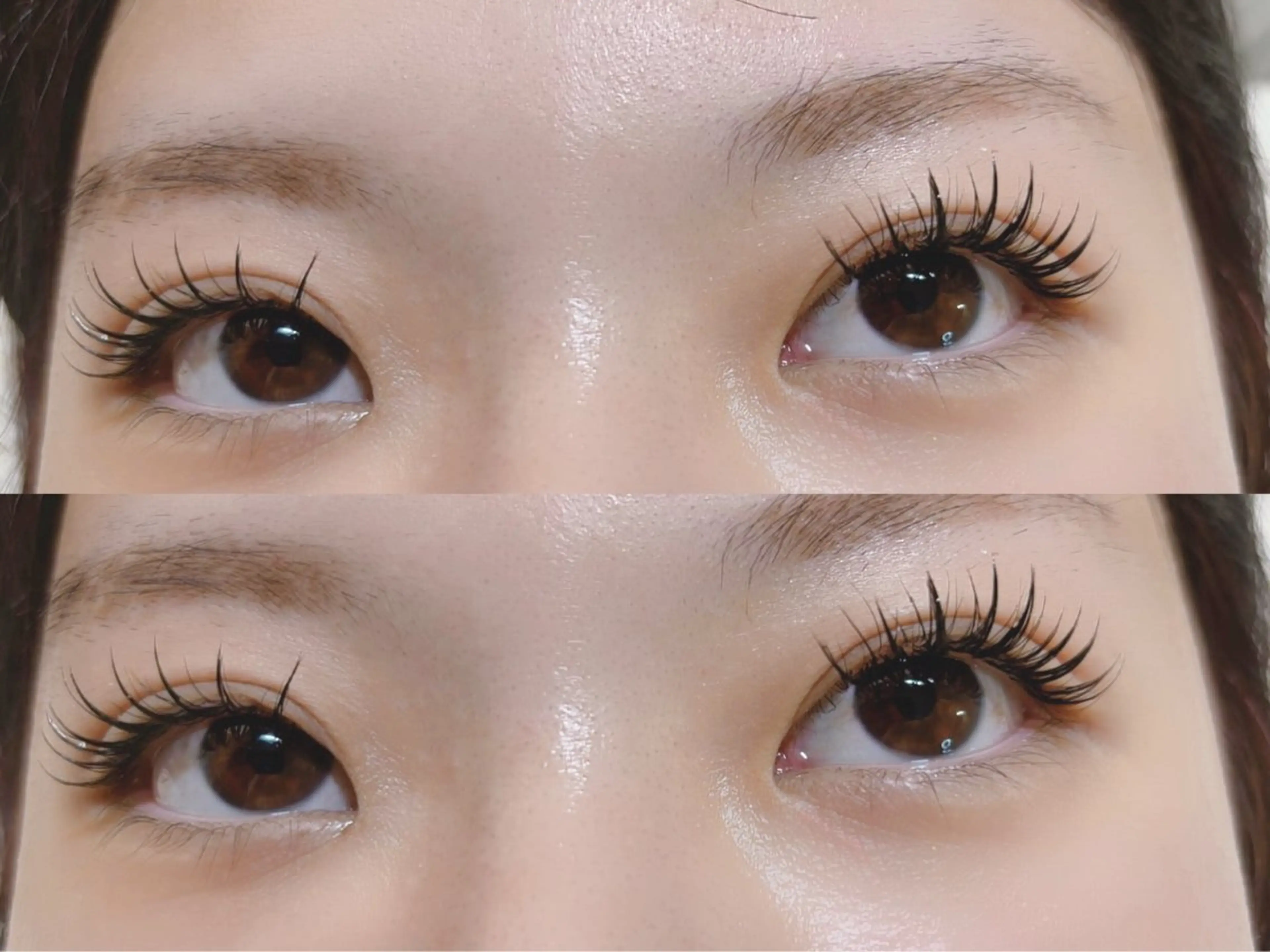 マツエク・マツパ 付け放題 バインドロック 束感まつ毛 フラットラッシュ パリジェンヌラッシュリフト マツエク AURORA RINAのマツエク・マツパデザイン