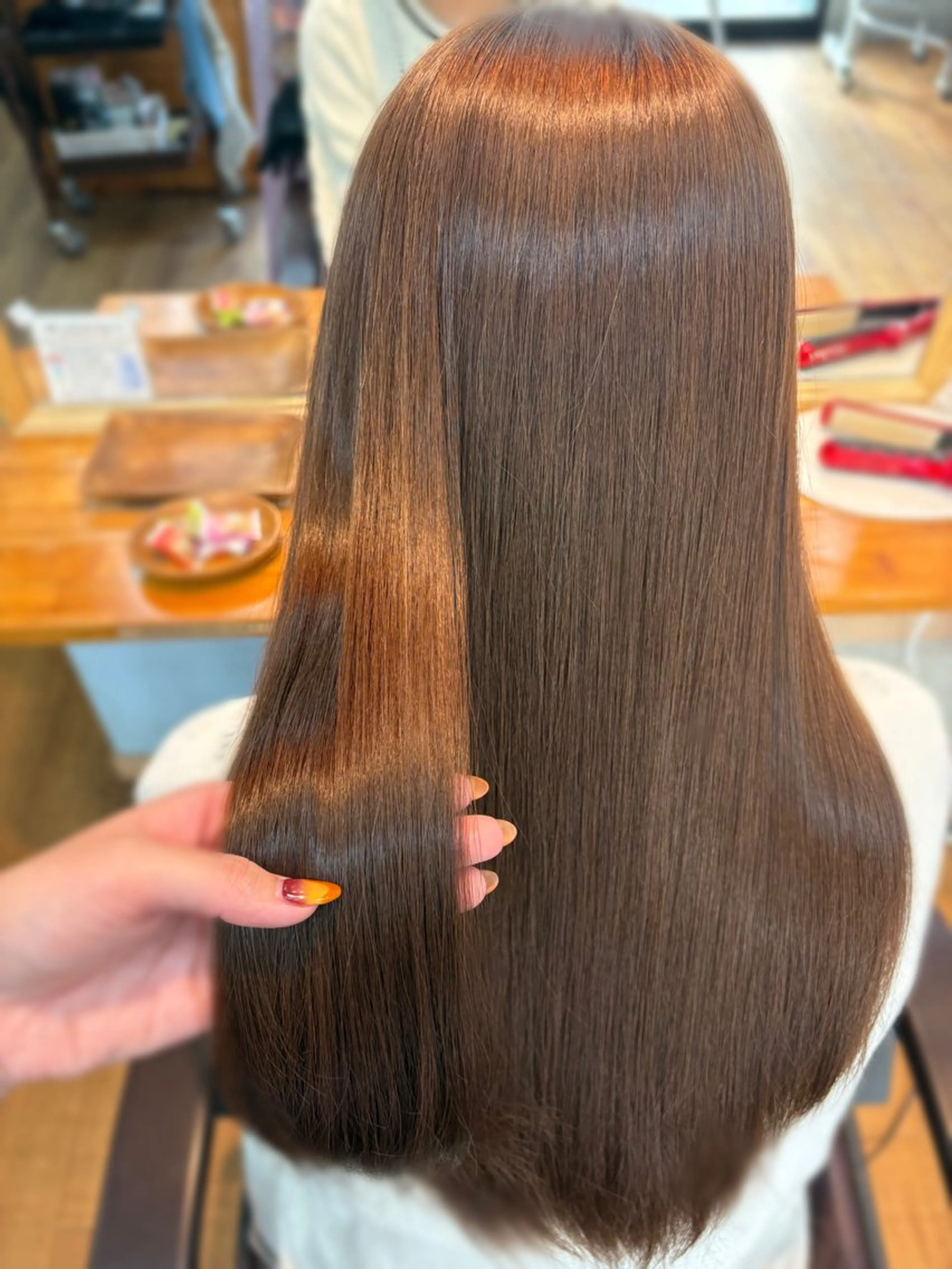 ロング カラー トリートメント 🩶西 雪乃/透明感 くすみカラー🫧のヘアスタイル