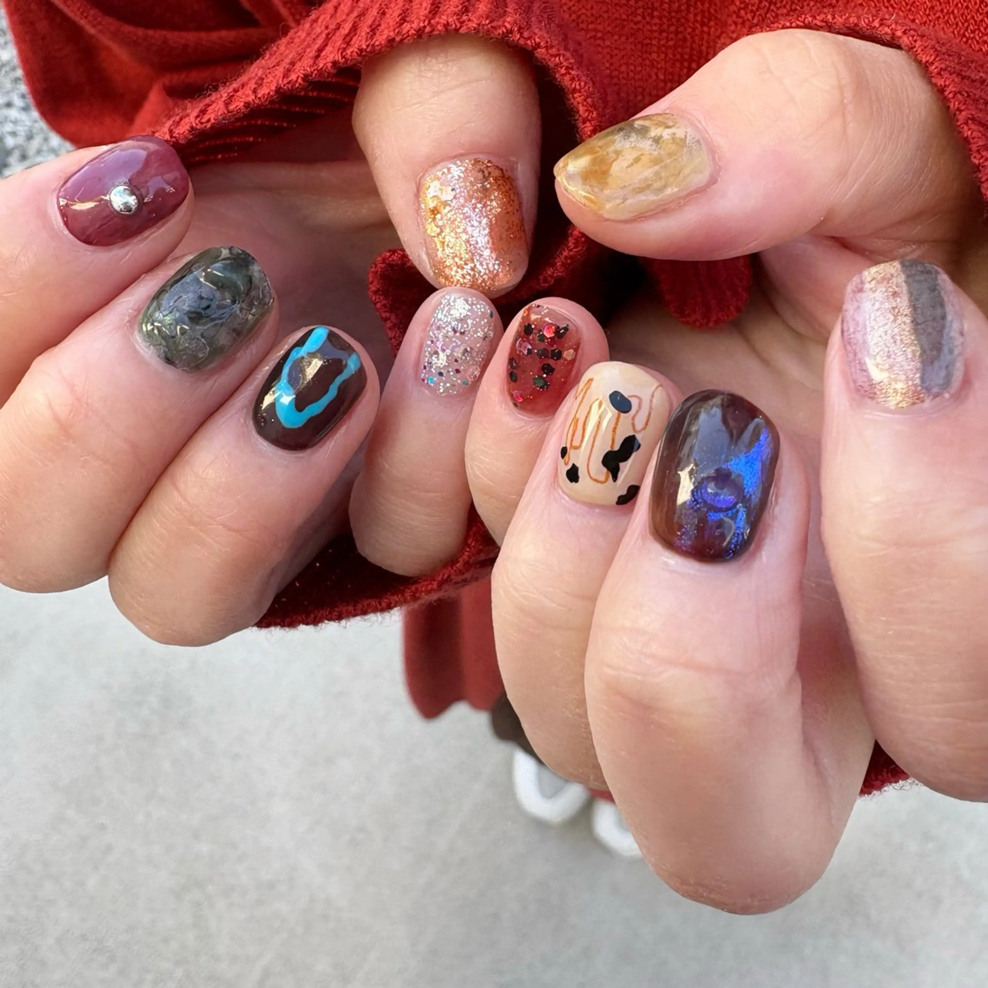 ネイル ハンドネイル ano 生駒ネイルサロンのネイルデザイン