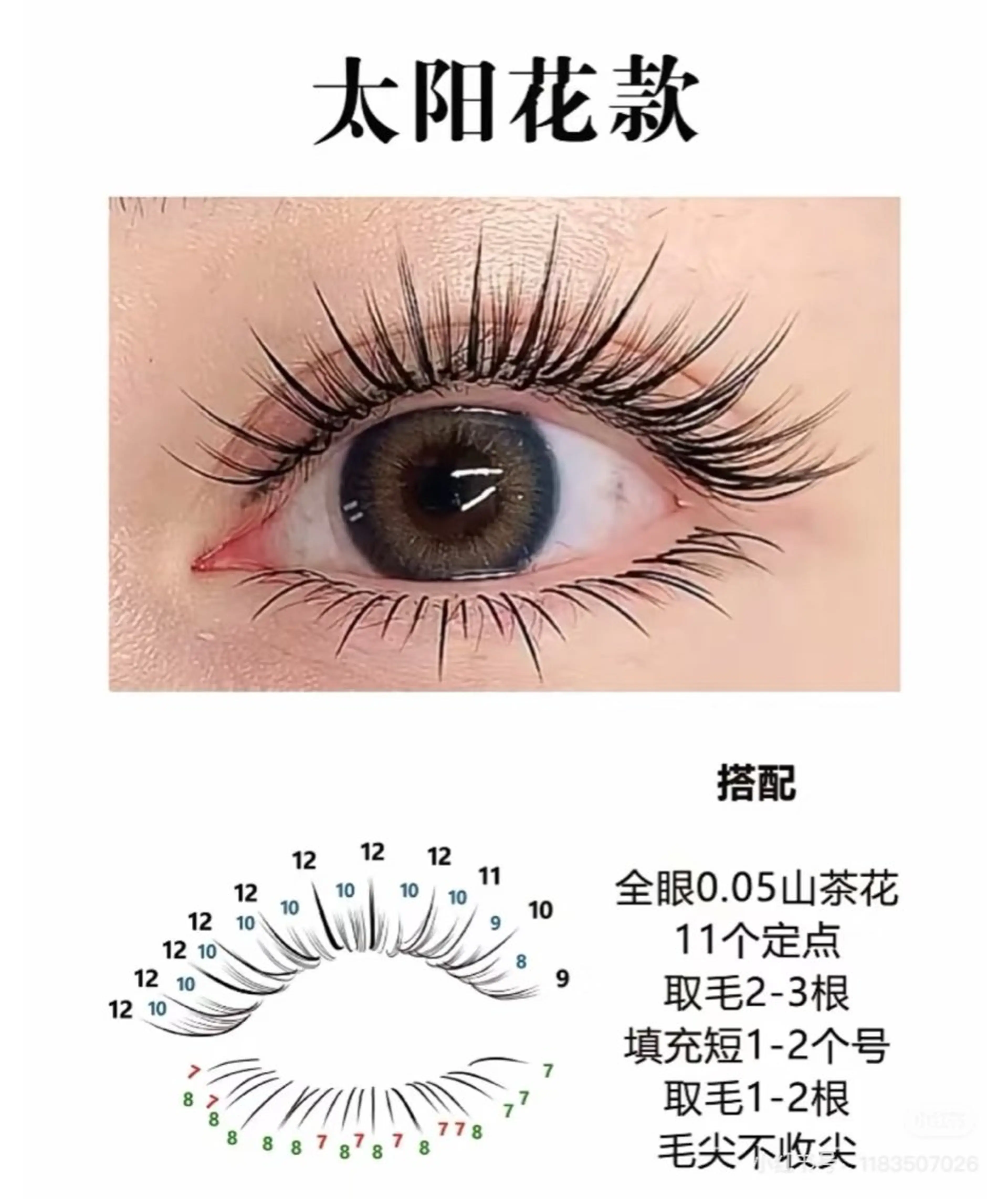 マツエク・マツパ 代々木アリスト ふみのマツエク・マツパデザイン