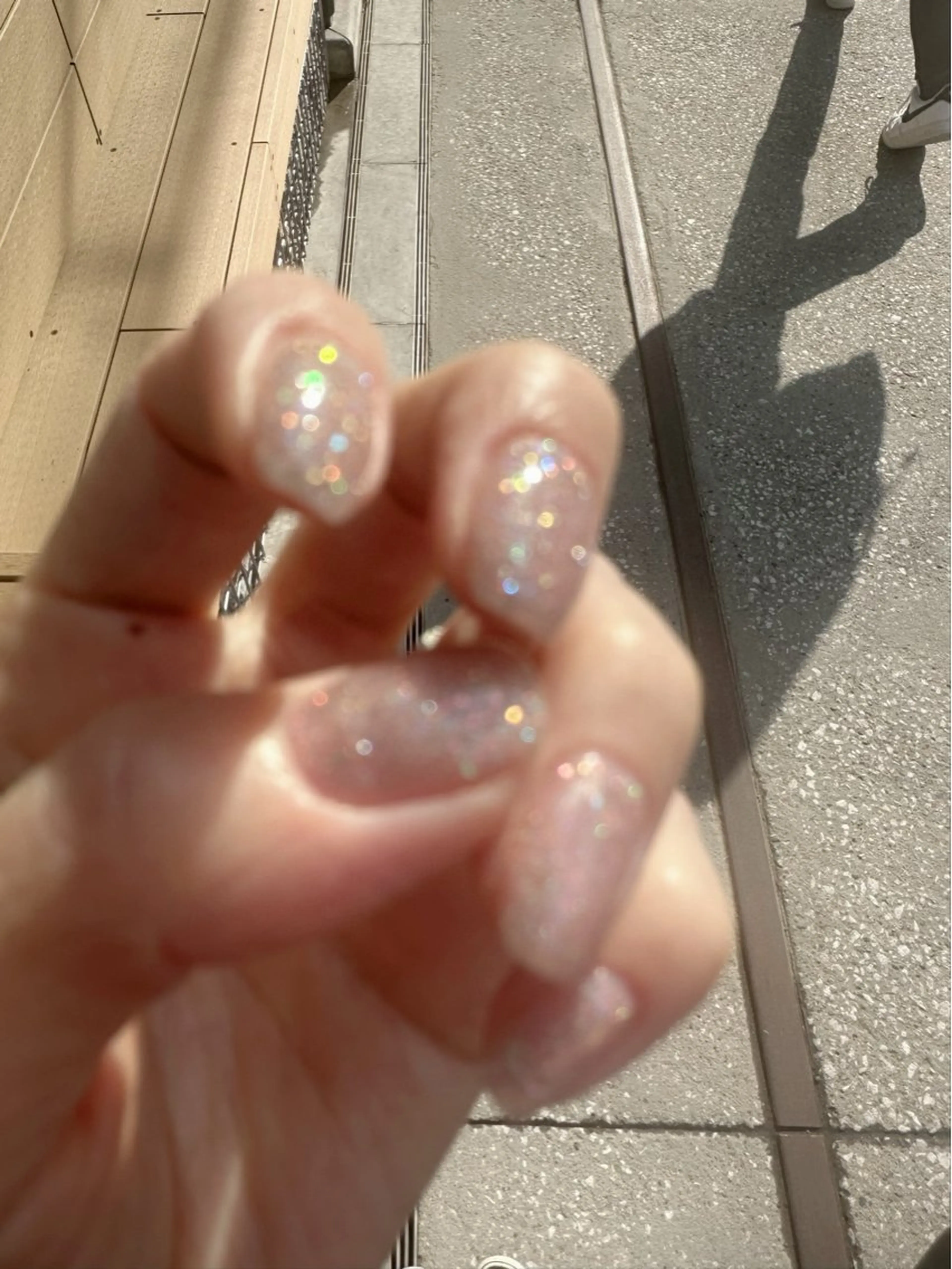 ネイル オーロラネイル クリアネイル フラッシュネイル 氷ネイル・うるうるネイル 韓国ネイル 🪞KAPE NAIL 🪞のネイルデザイン