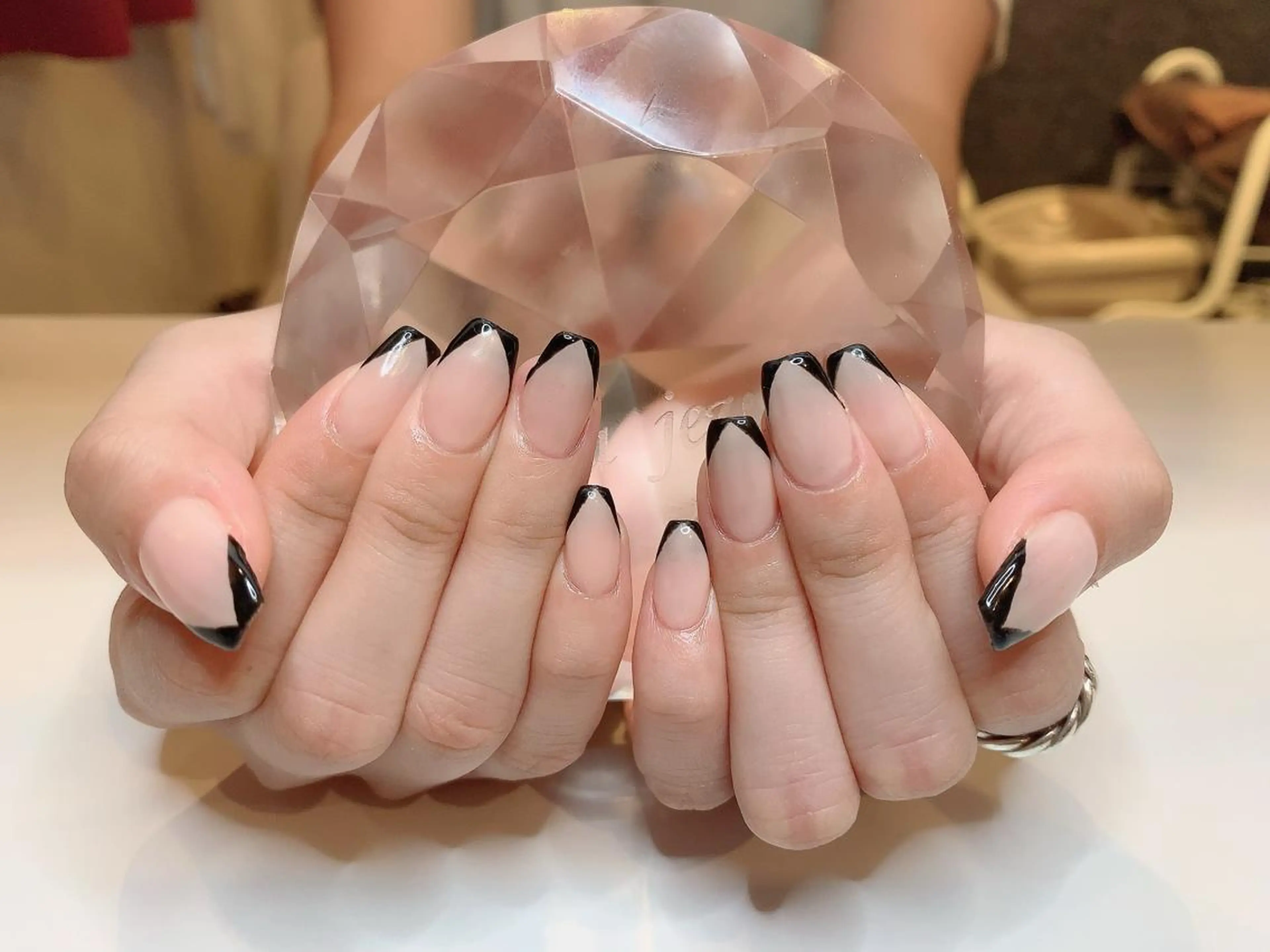 ネイル フレンチネイル ワンカラーネイル スカルプネイル スクエアネイル Adite nailのネイルデザイン
