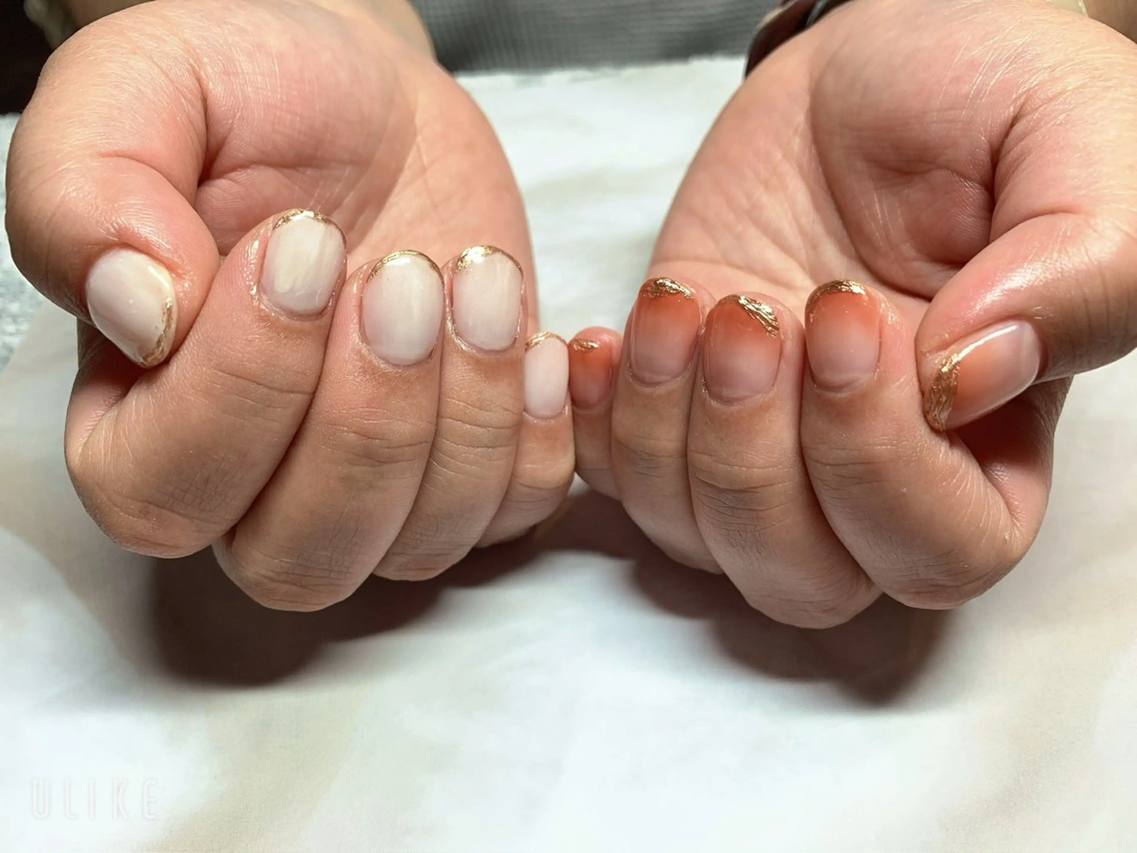 ネイル アートネイル ジェルネイル グラデーション ニュアンスネイル nailist takamiのネイルデザイン