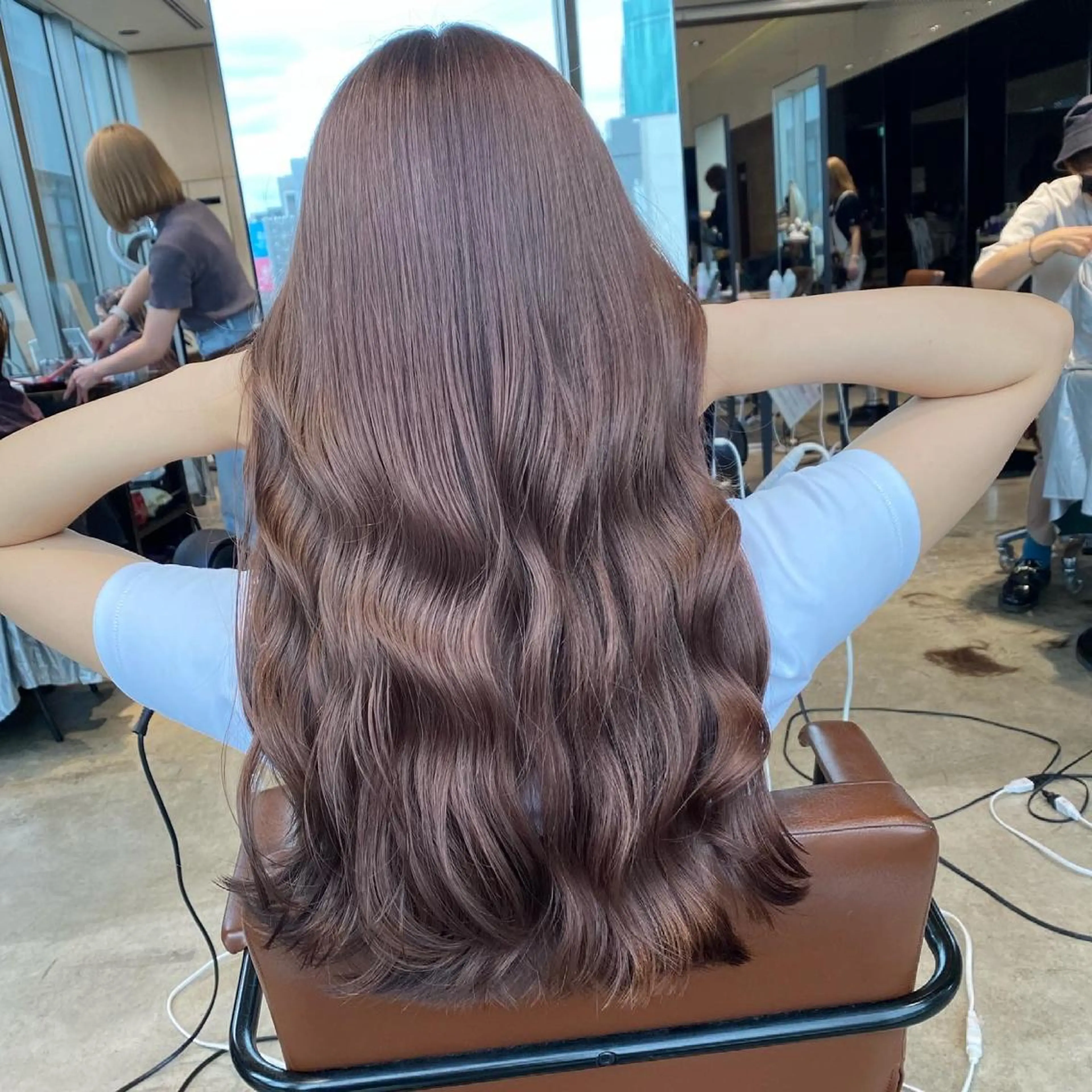 カラー カット ヘアカラー トリートメント 顔まわりの神様✨ 透明感カラー藤嶋秀幸のヘアスタイル