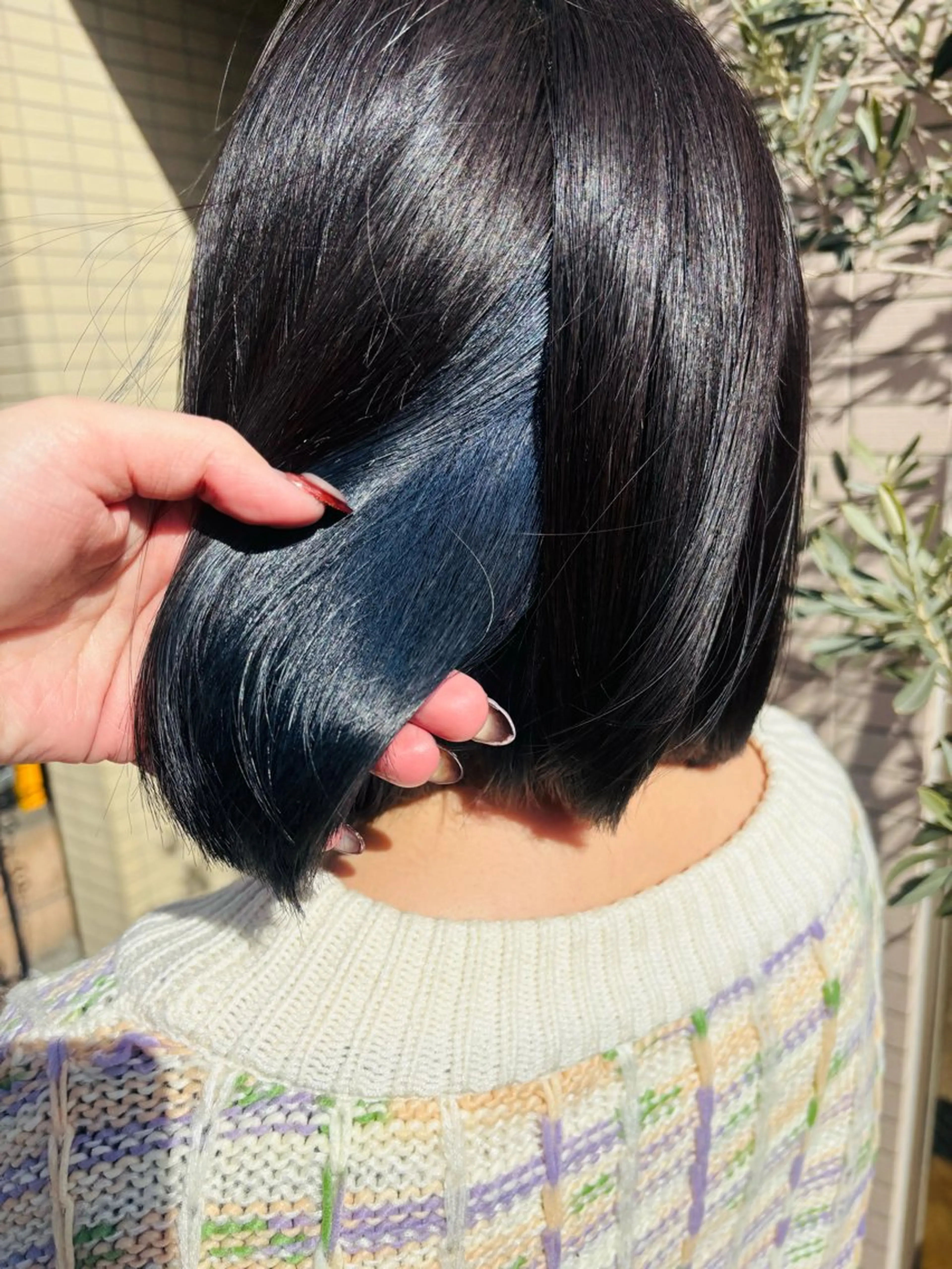 ショート カラー ブルーカラー ヘアカラー トリートメント 艶カラー🌸 SAKURAI🌸のヘアスタイル