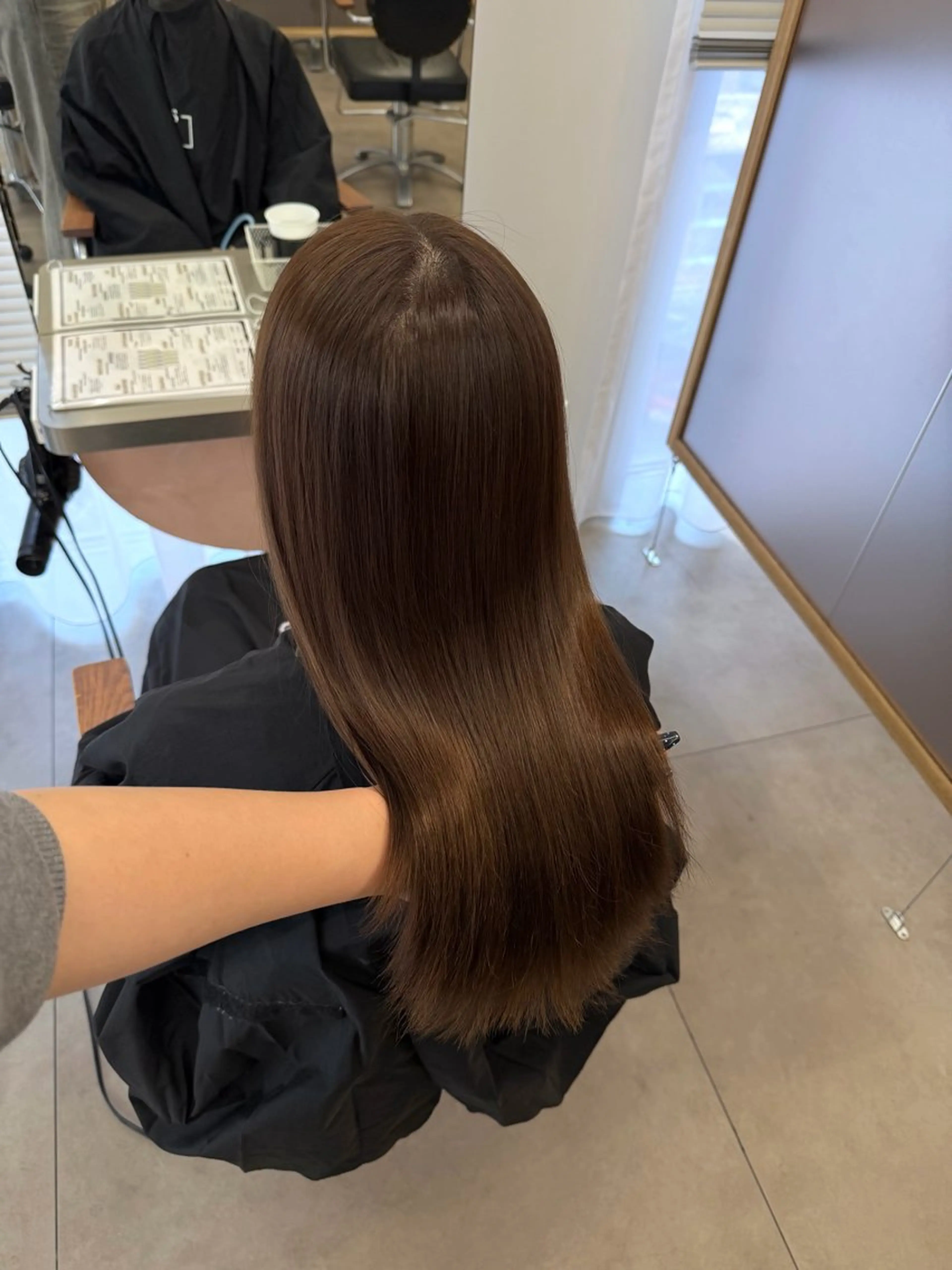 カラー ベージュカラー ブリーチ 透明感カラー ブリーチなしカラー 髪質改善 NAO/ 髪質改善/艶カラーのヘアスタイル