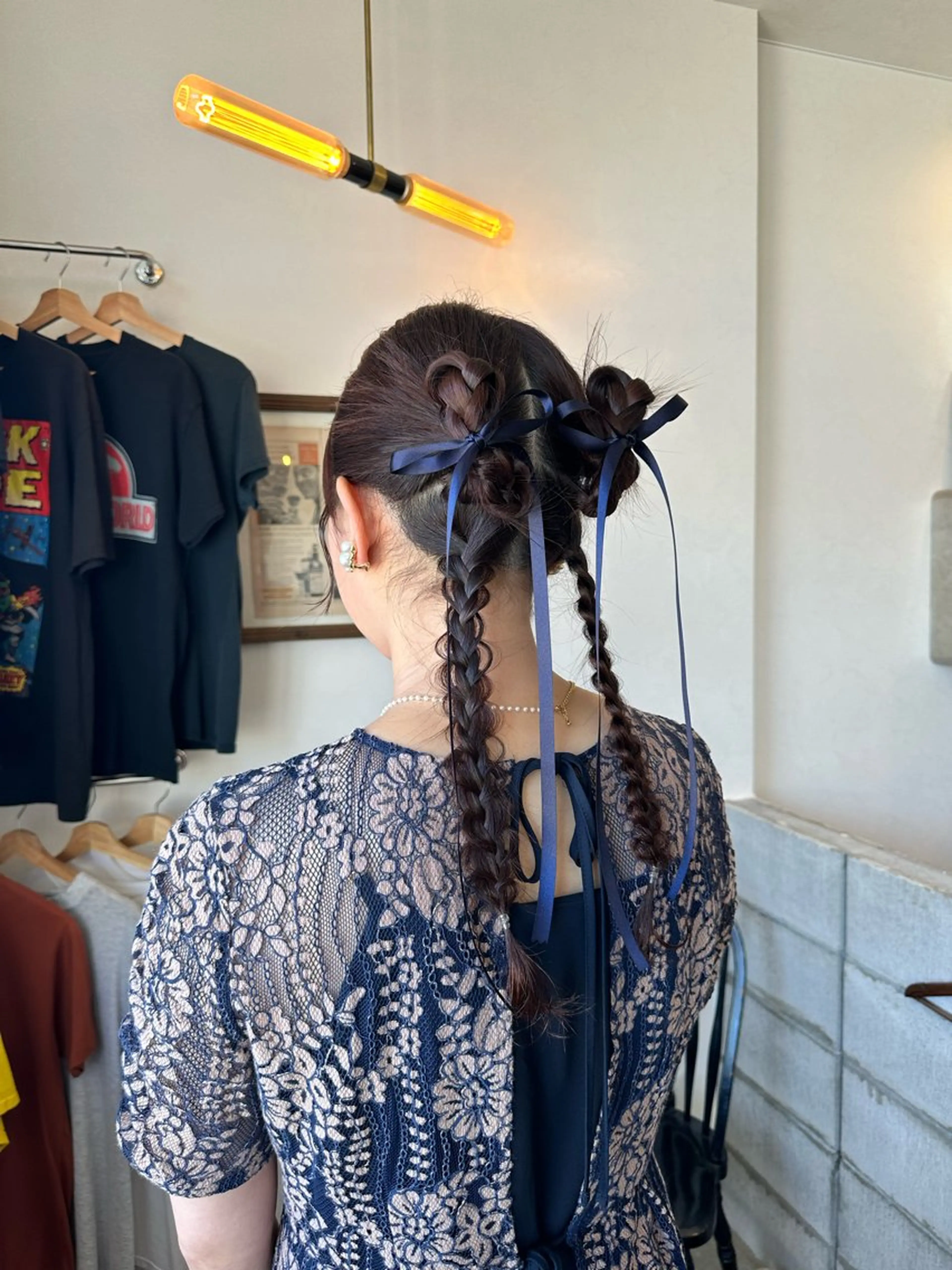 ロング ヘアアレンジ 岩村 夏姫のヘアスタイル