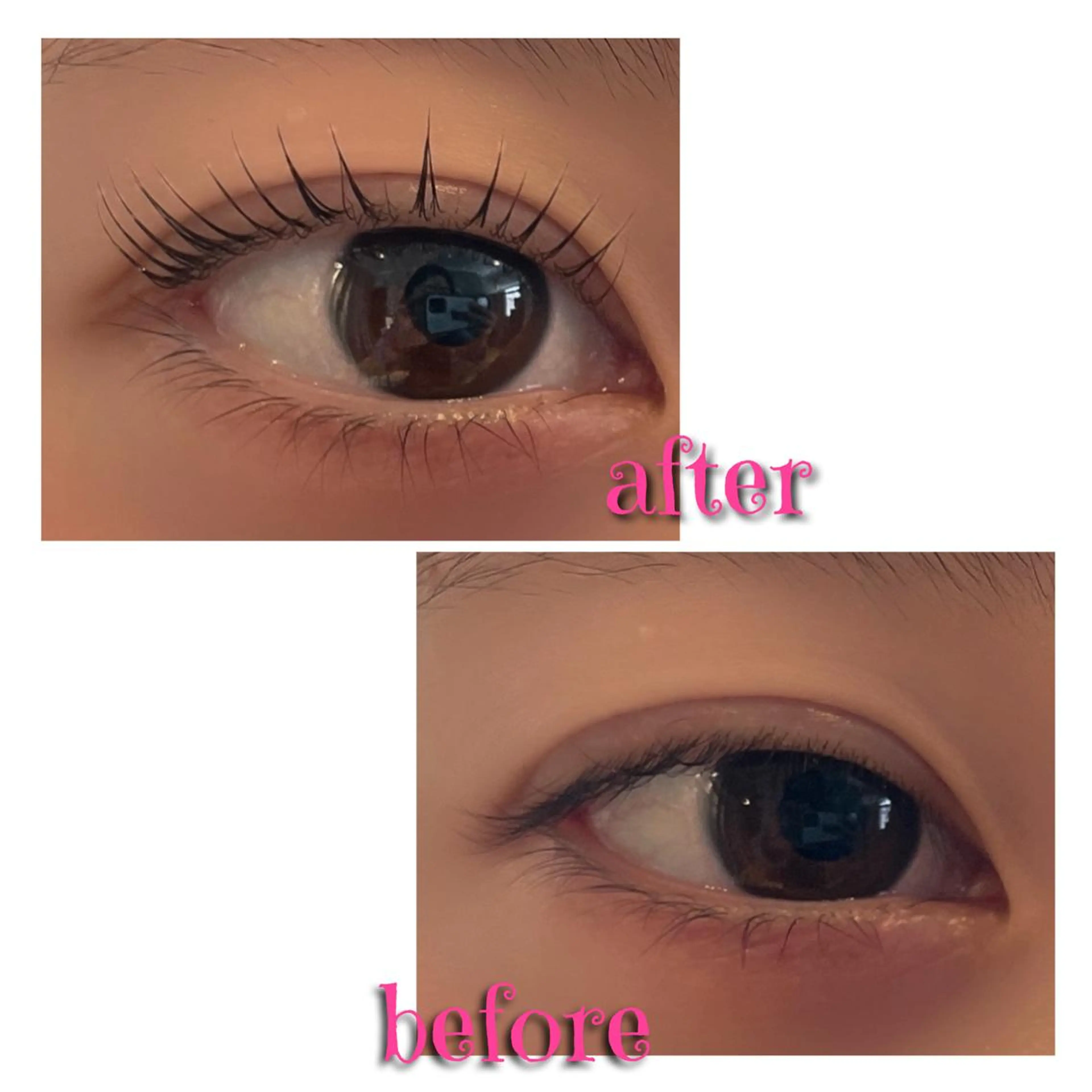 まつげパーマ☘️カールや立ち上げなどデザインをお選びいただけます✨の写真