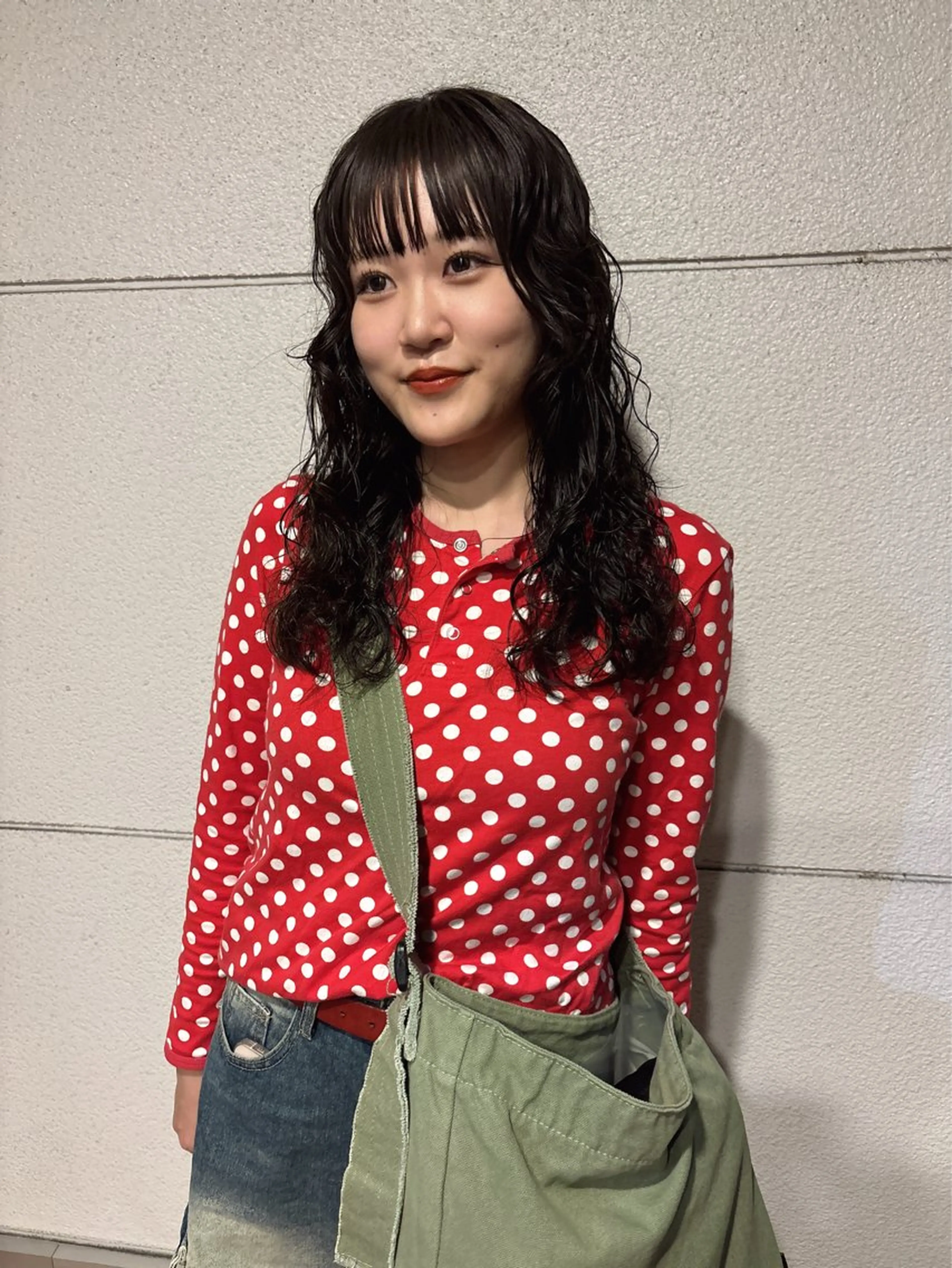 ロング パーマ レイヤーカット 安藤楓華 fuka andoのヘアスタイル