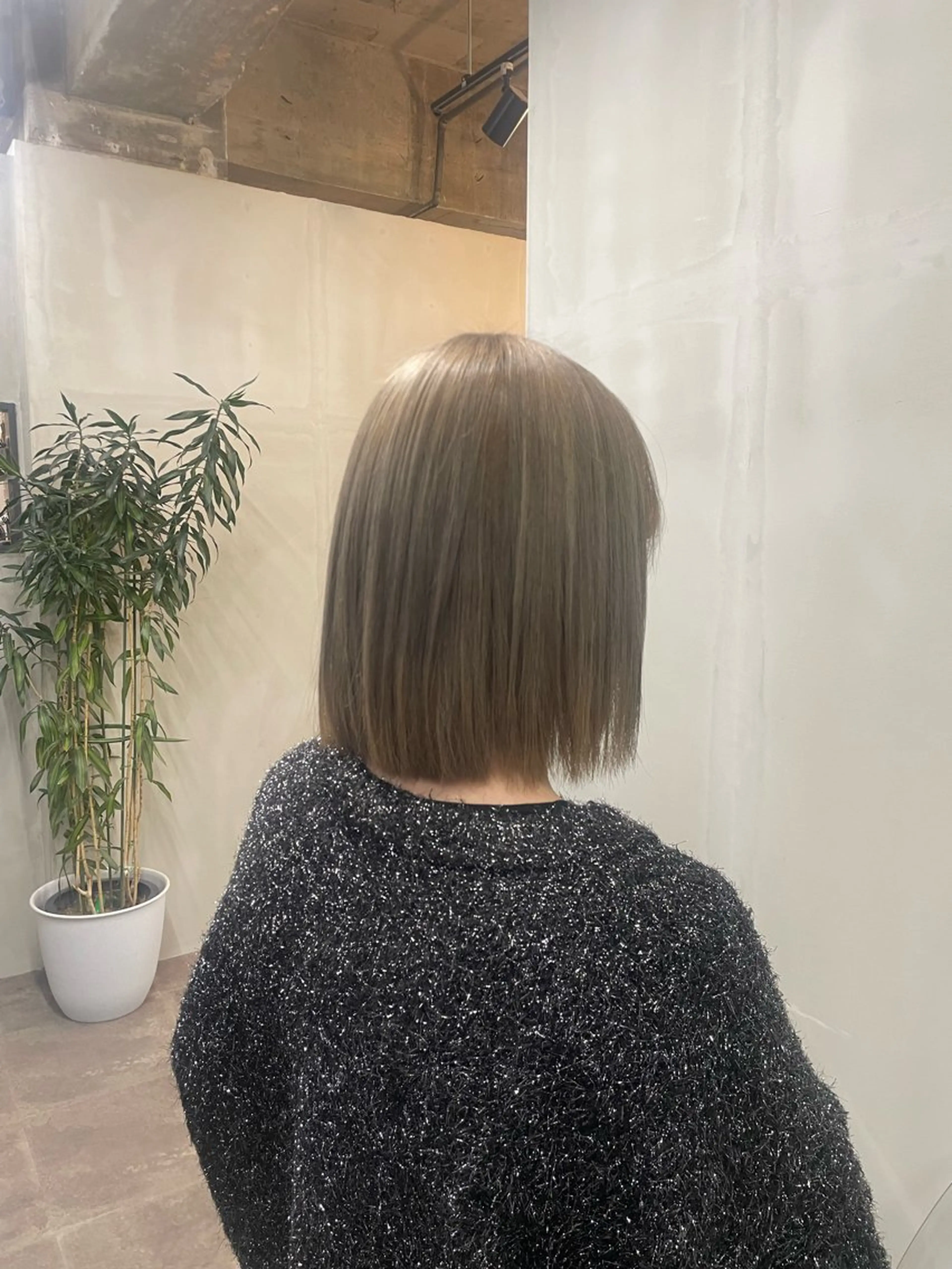 カラー ベージュカラー ブリーチ ヘアカラー トリートメント ユウ/ ALLEN hairのヘアスタイル