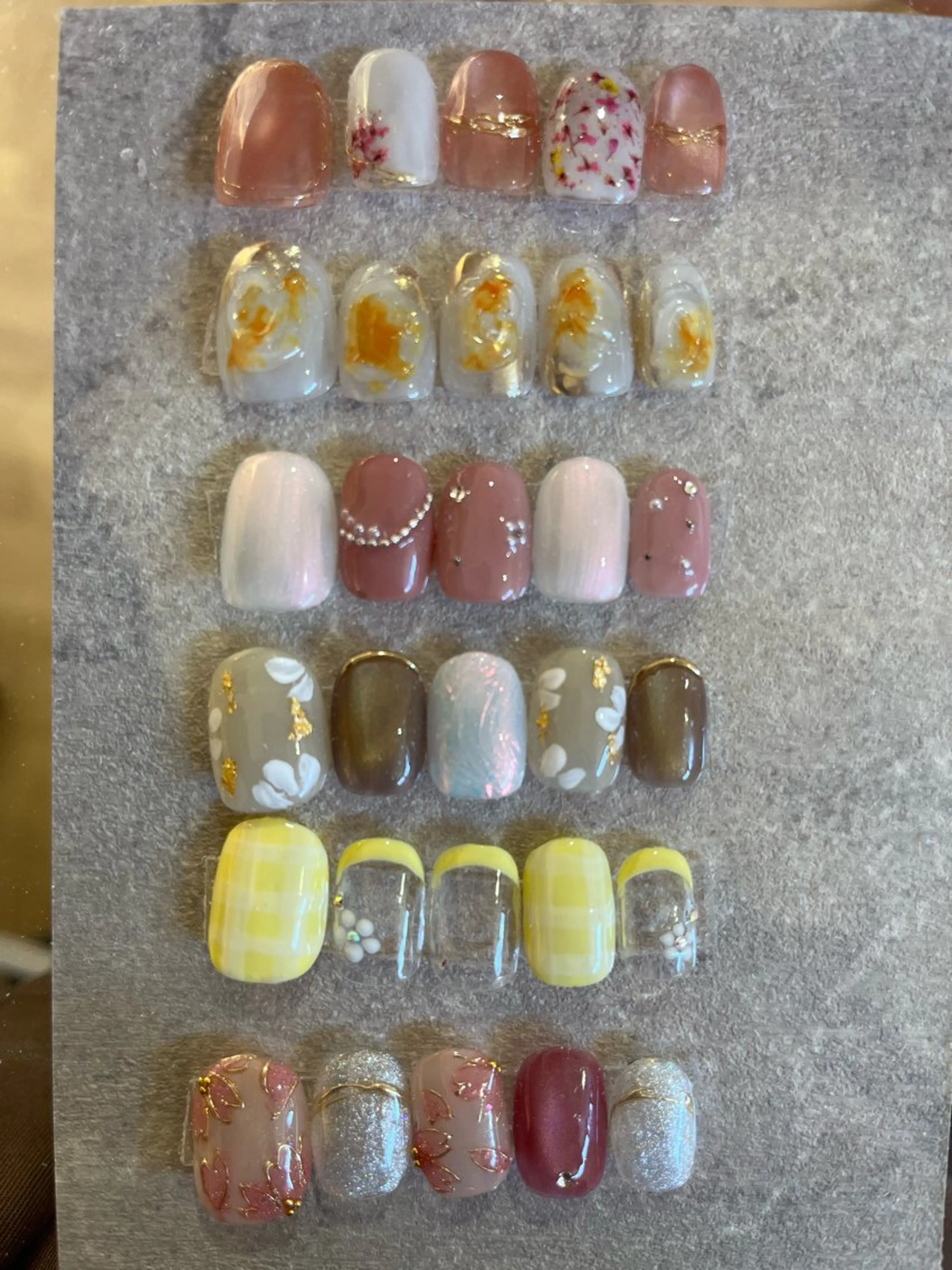 定額ネイルの写真