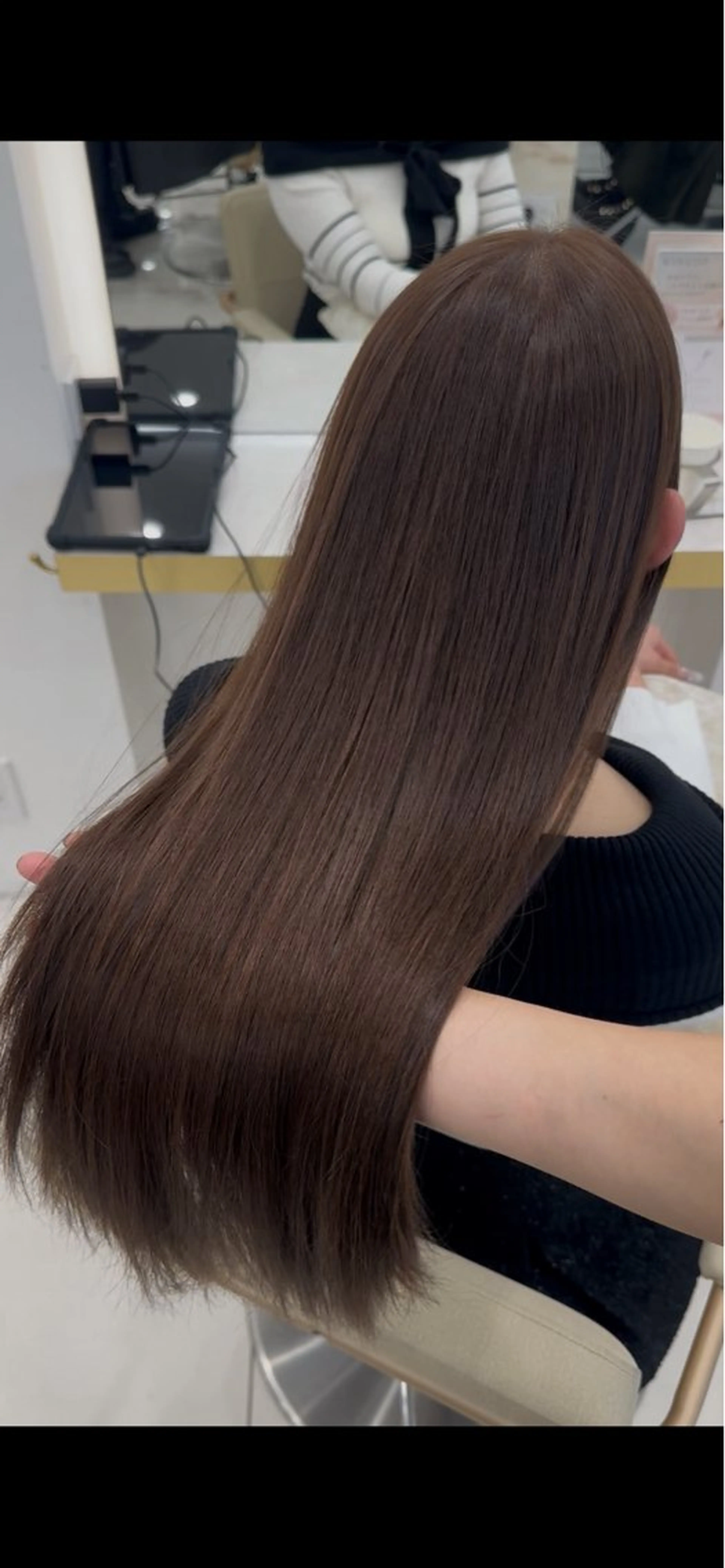 セミロング トリートメント 遠藤 梨瑚のヘアスタイル