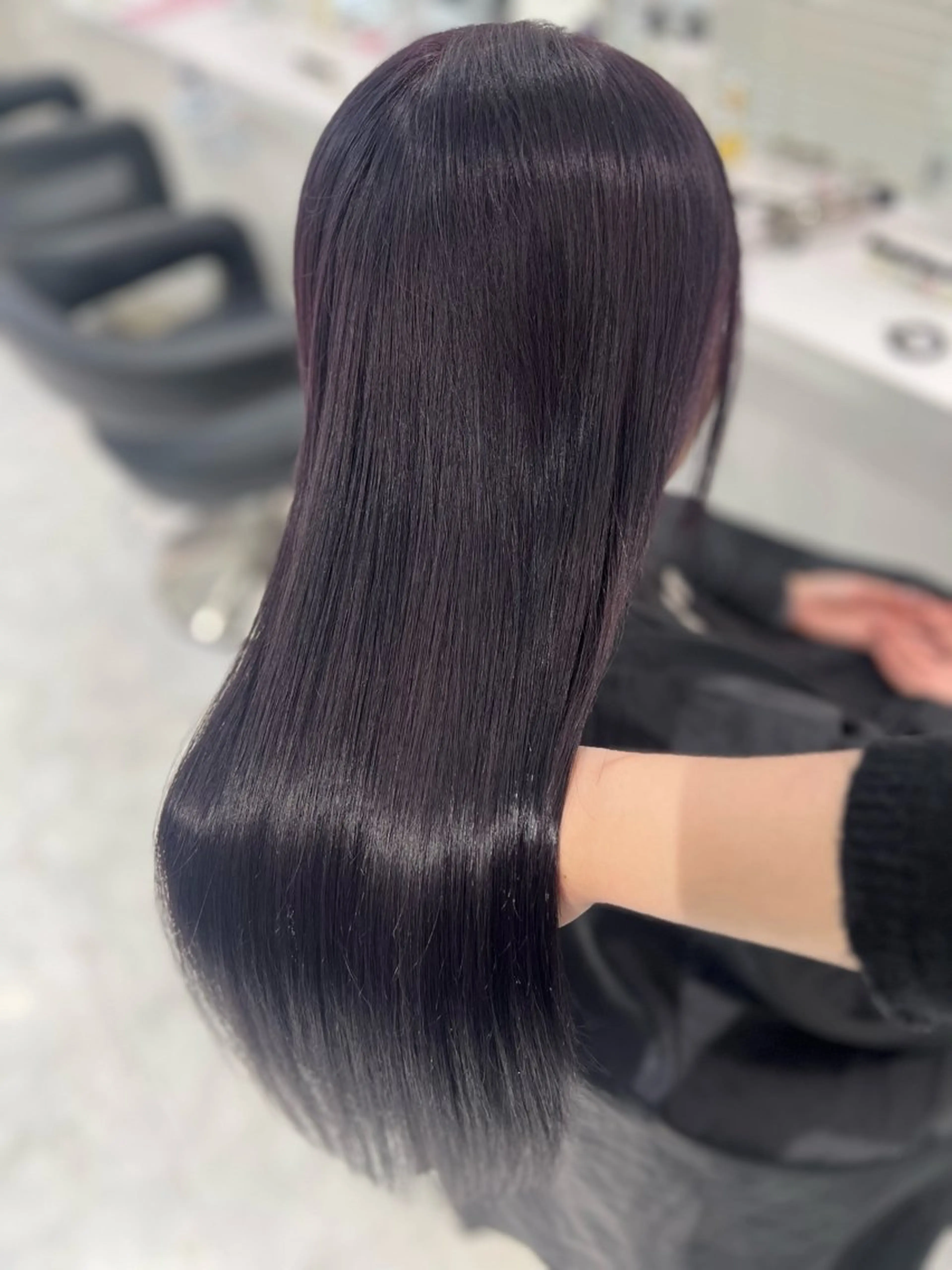 ロング カラー ダブルカラー ラベンダーカラー ヘアカラー ブリーチなし特化 美容師💖SAE💖のヘアスタイル