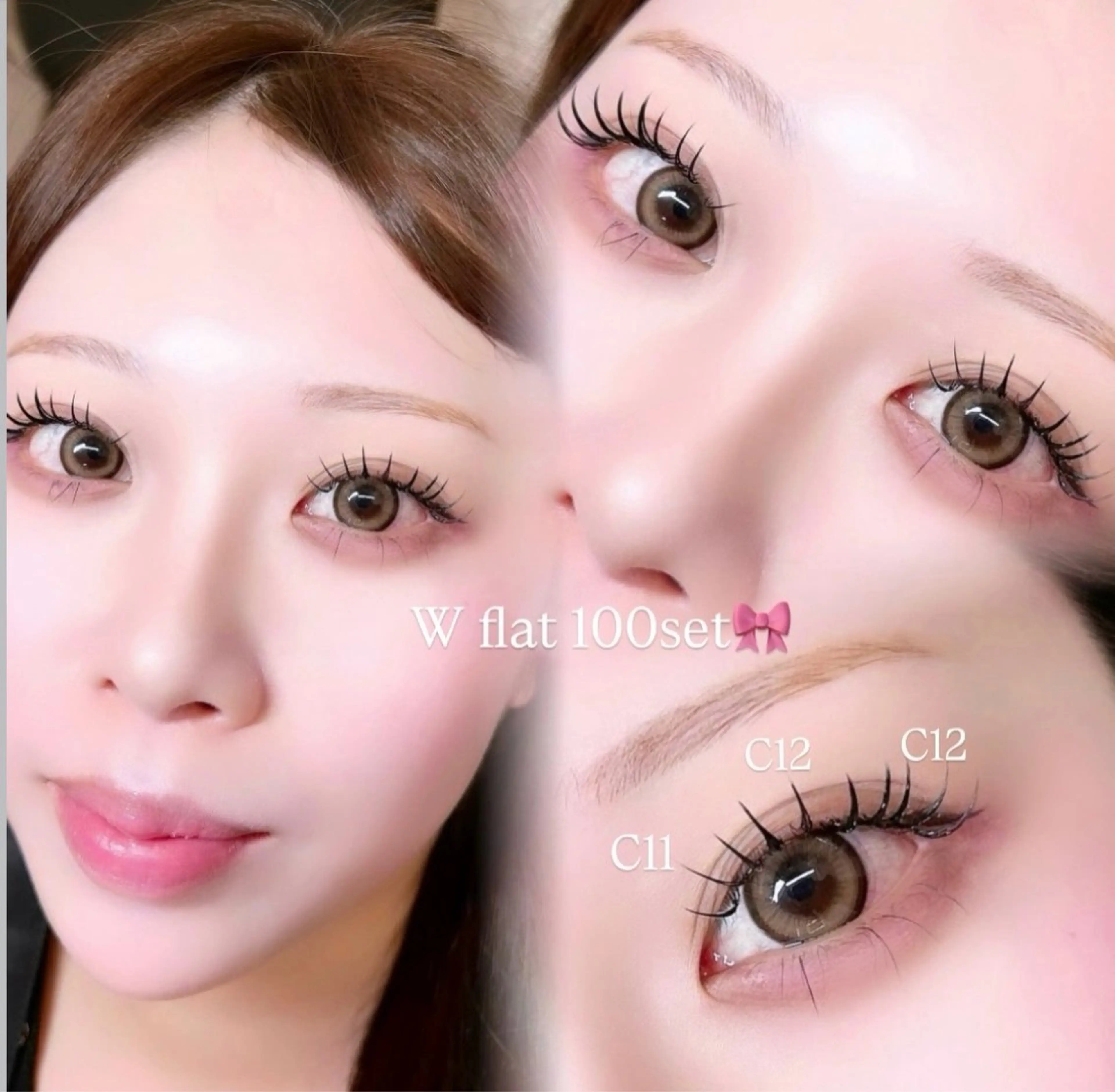 【特別割引クーポン🍒】ダブルフラットラッシュ 50set💛の写真